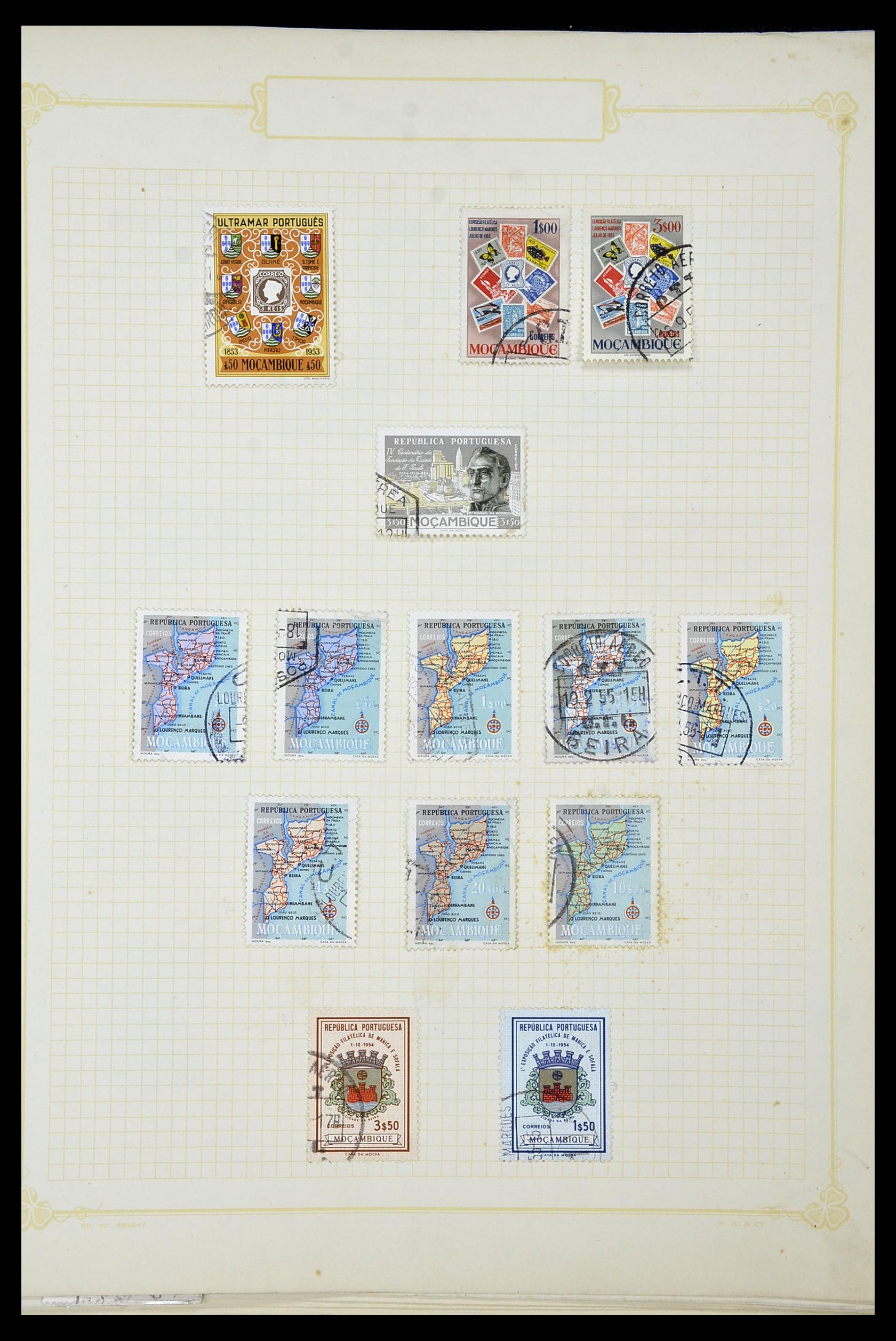 34922 079 - Postzegelverzameling 34922 Portugese koloniën 1871-1951.