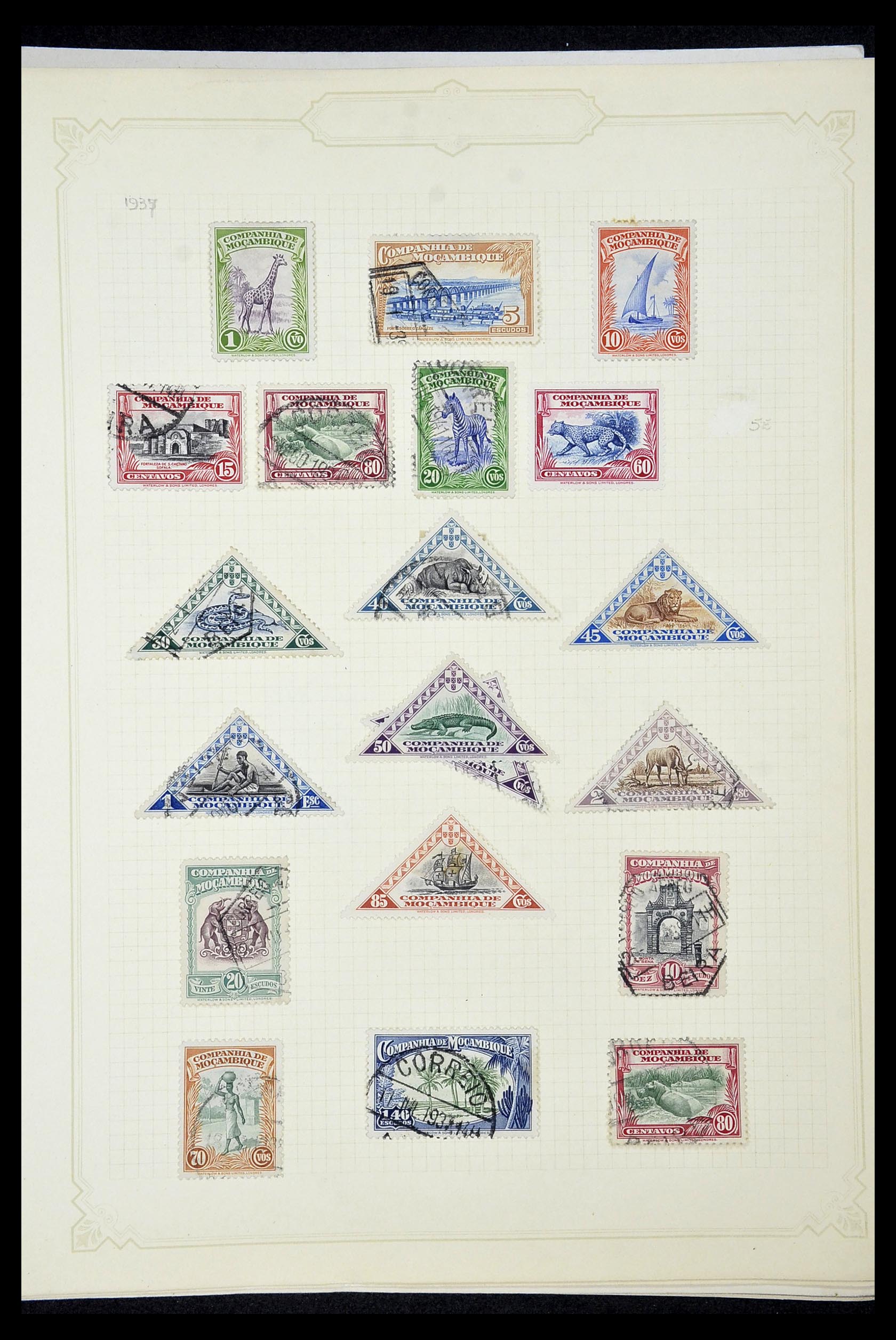34922 101 - Postzegelverzameling 34922 Portugese koloniën 1871-1951.