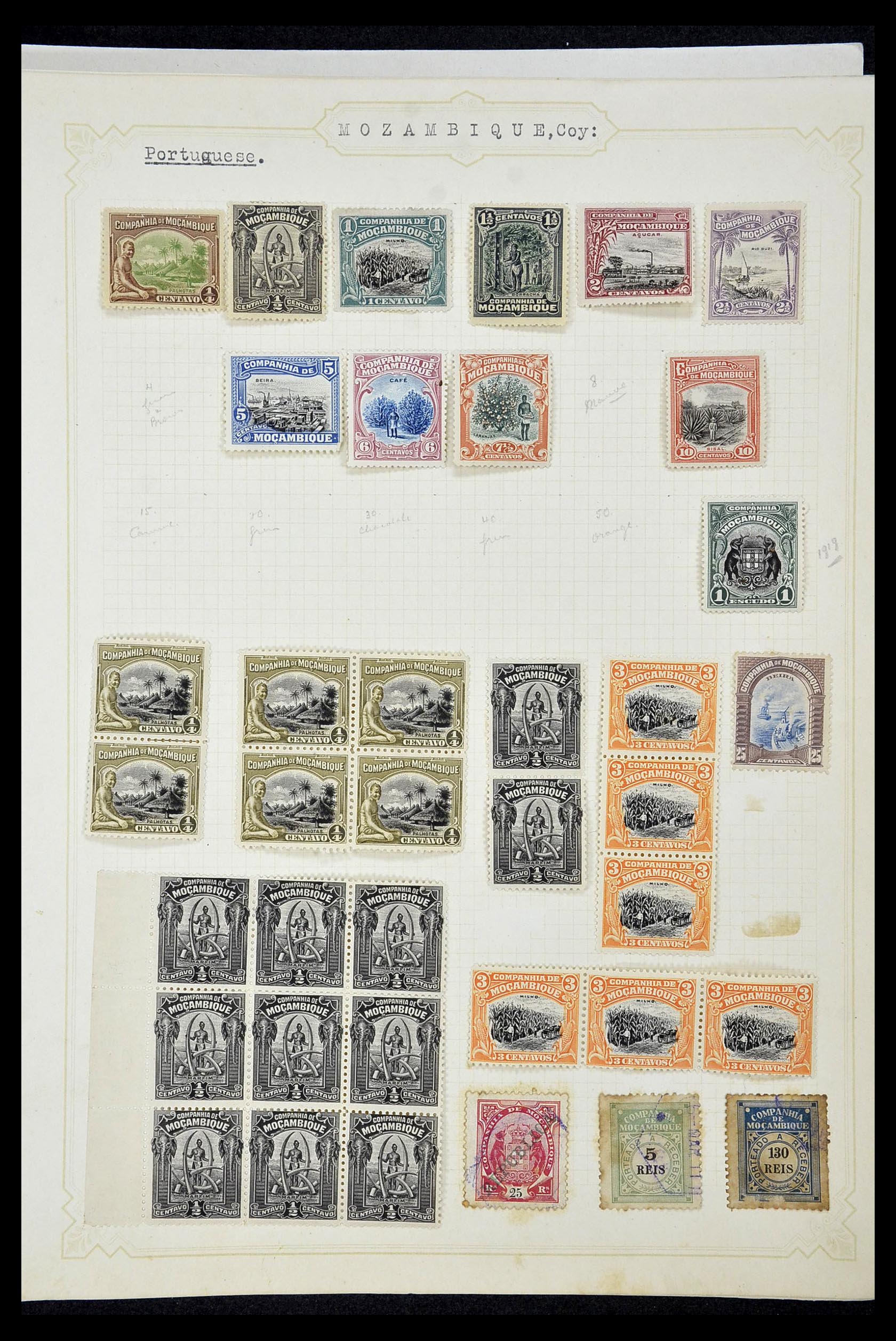 34922 112 - Postzegelverzameling 34922 Portugese koloniën 1871-1951.
