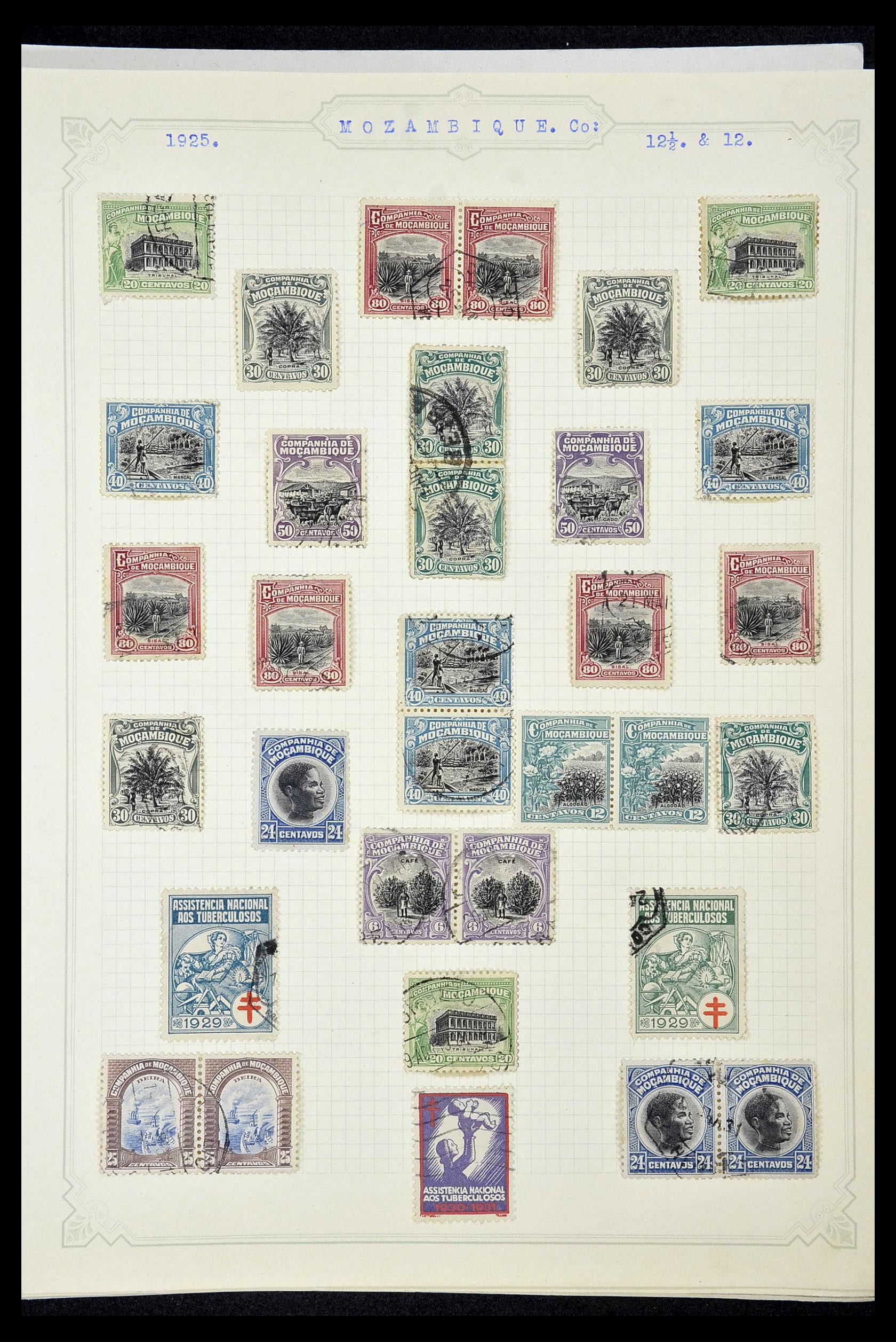 34922 114 - Postzegelverzameling 34922 Portugese koloniën 1871-1951.