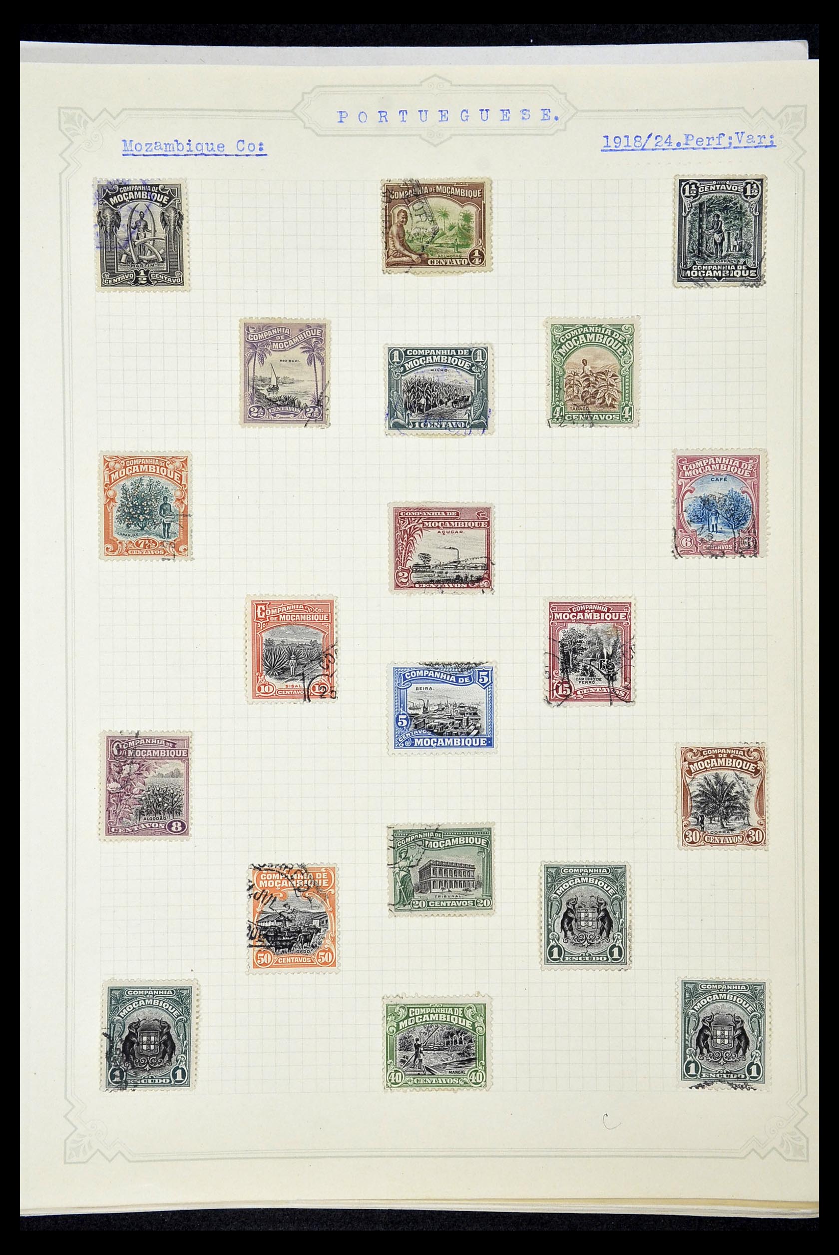 34922 117 - Postzegelverzameling 34922 Portugese koloniën 1871-1951.
