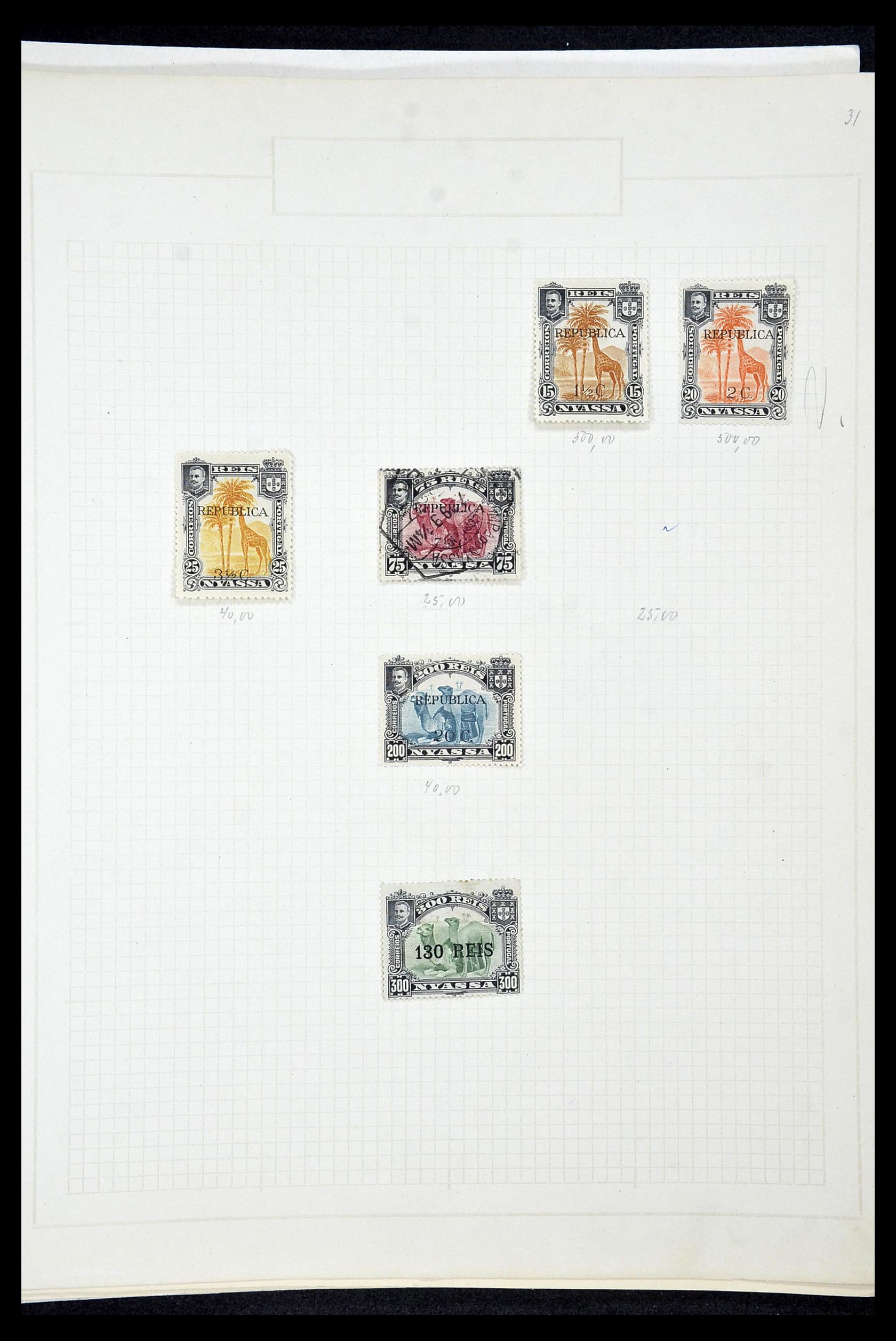 34922 130 - Postzegelverzameling 34922 Portugese koloniën 1871-1951.