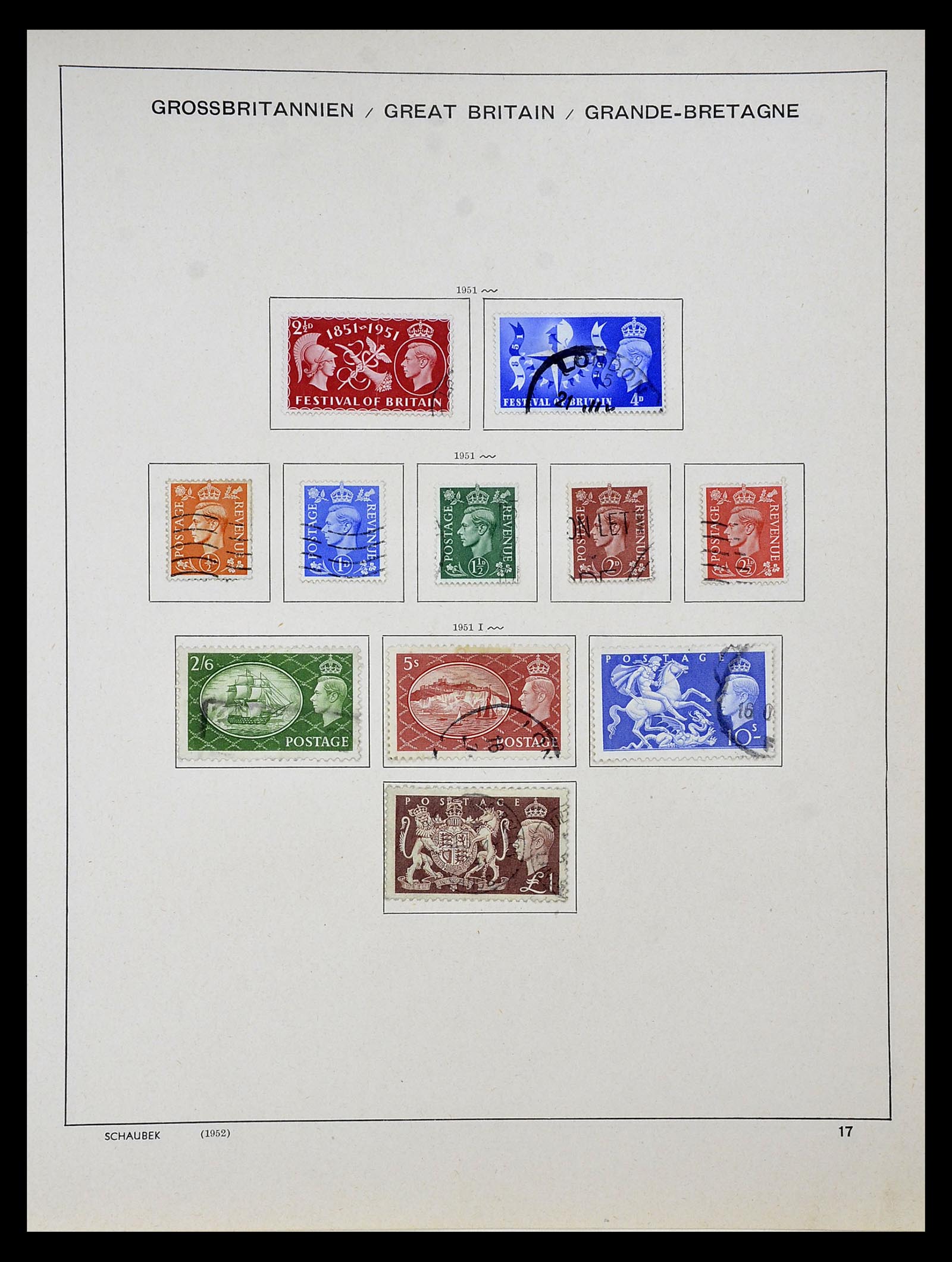 34923 015 - Postzegelverzameling 34923 Engeland 1840-1964.