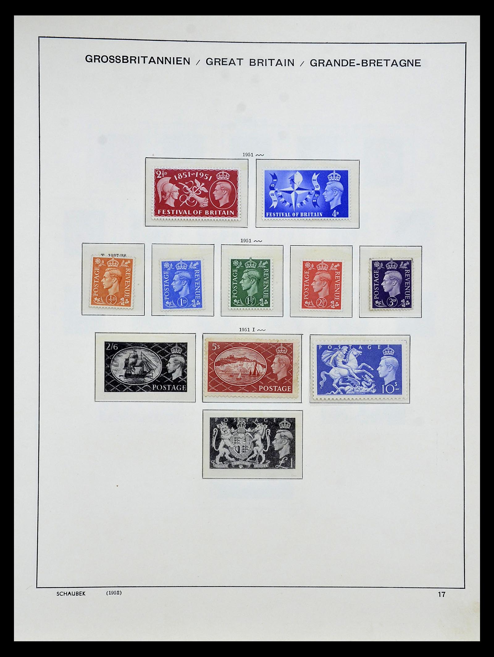 34923 016 - Postzegelverzameling 34923 Engeland 1840-1964.