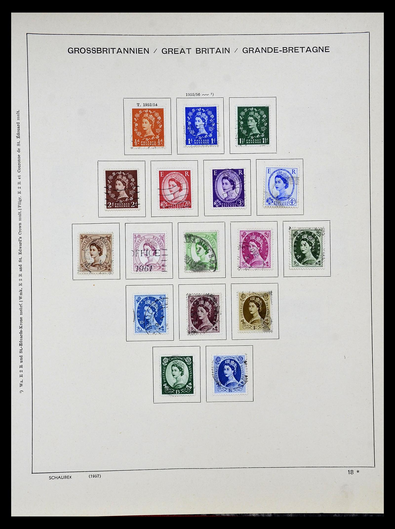 34923 018 - Postzegelverzameling 34923 Engeland 1840-1964.