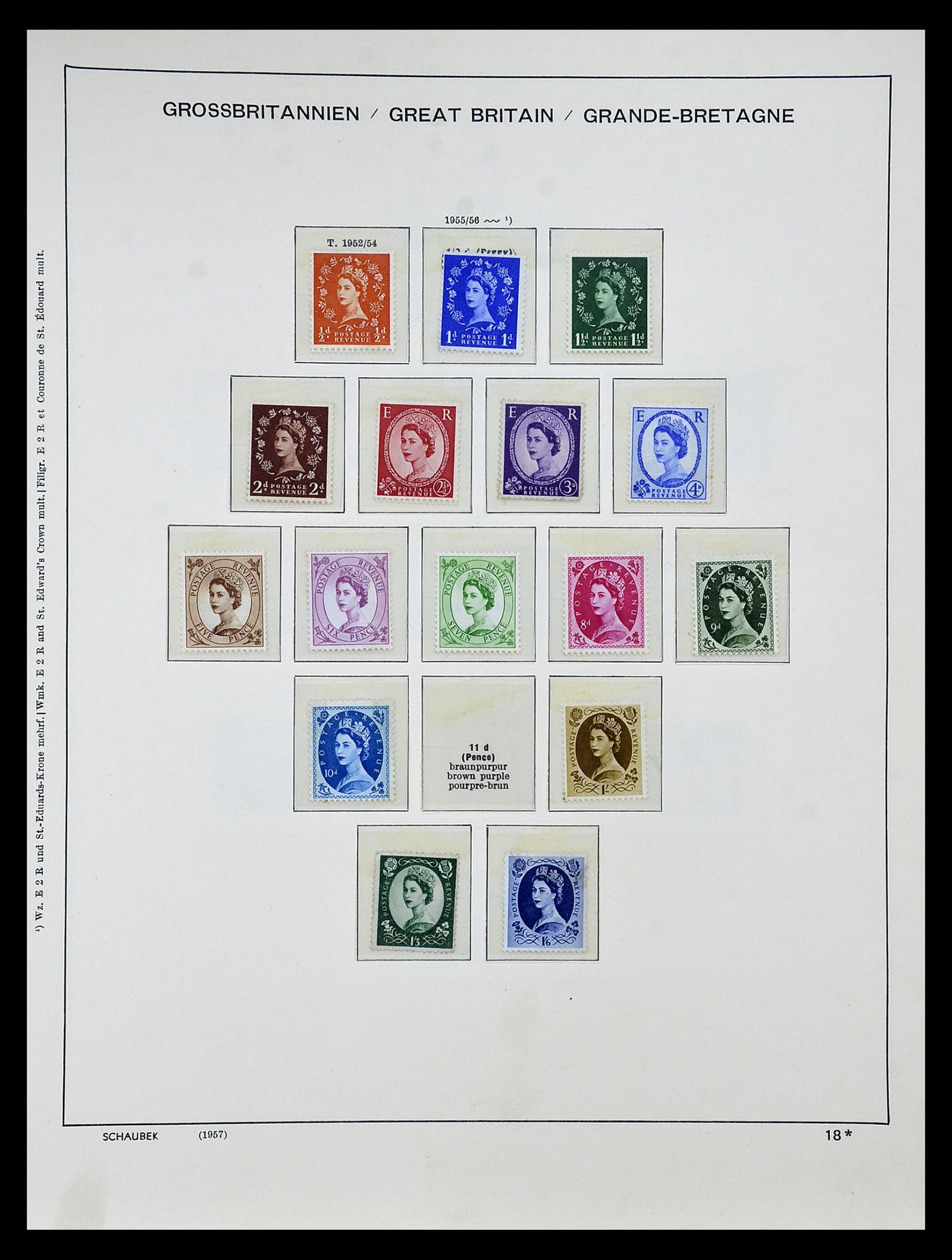 34923 020 - Postzegelverzameling 34923 Engeland 1840-1964.