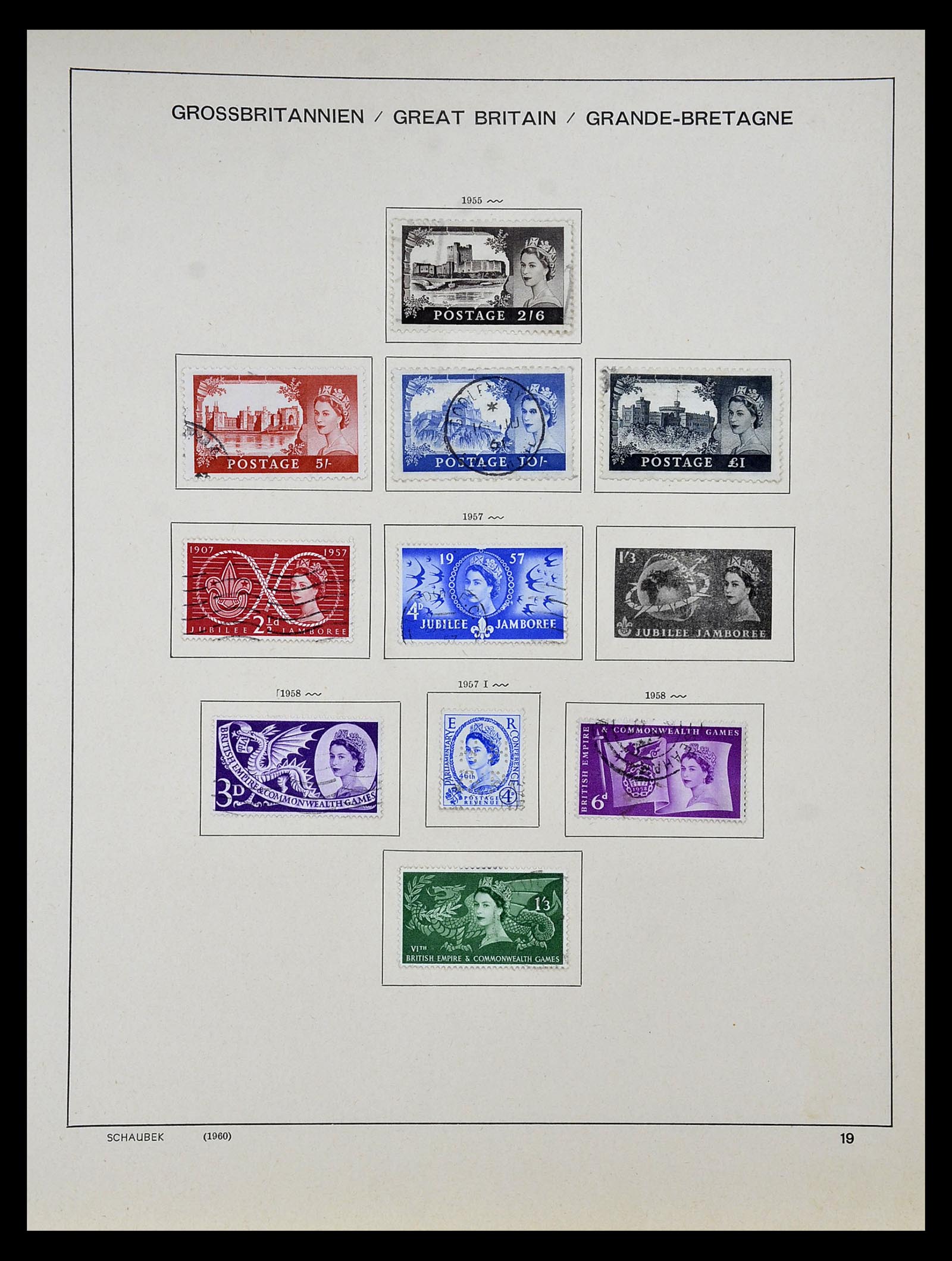 34923 021 - Postzegelverzameling 34923 Engeland 1840-1964.