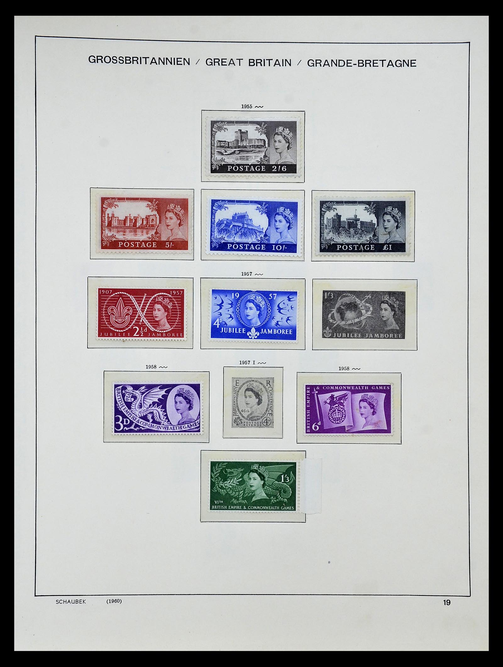 34923 022 - Postzegelverzameling 34923 Engeland 1840-1964.
