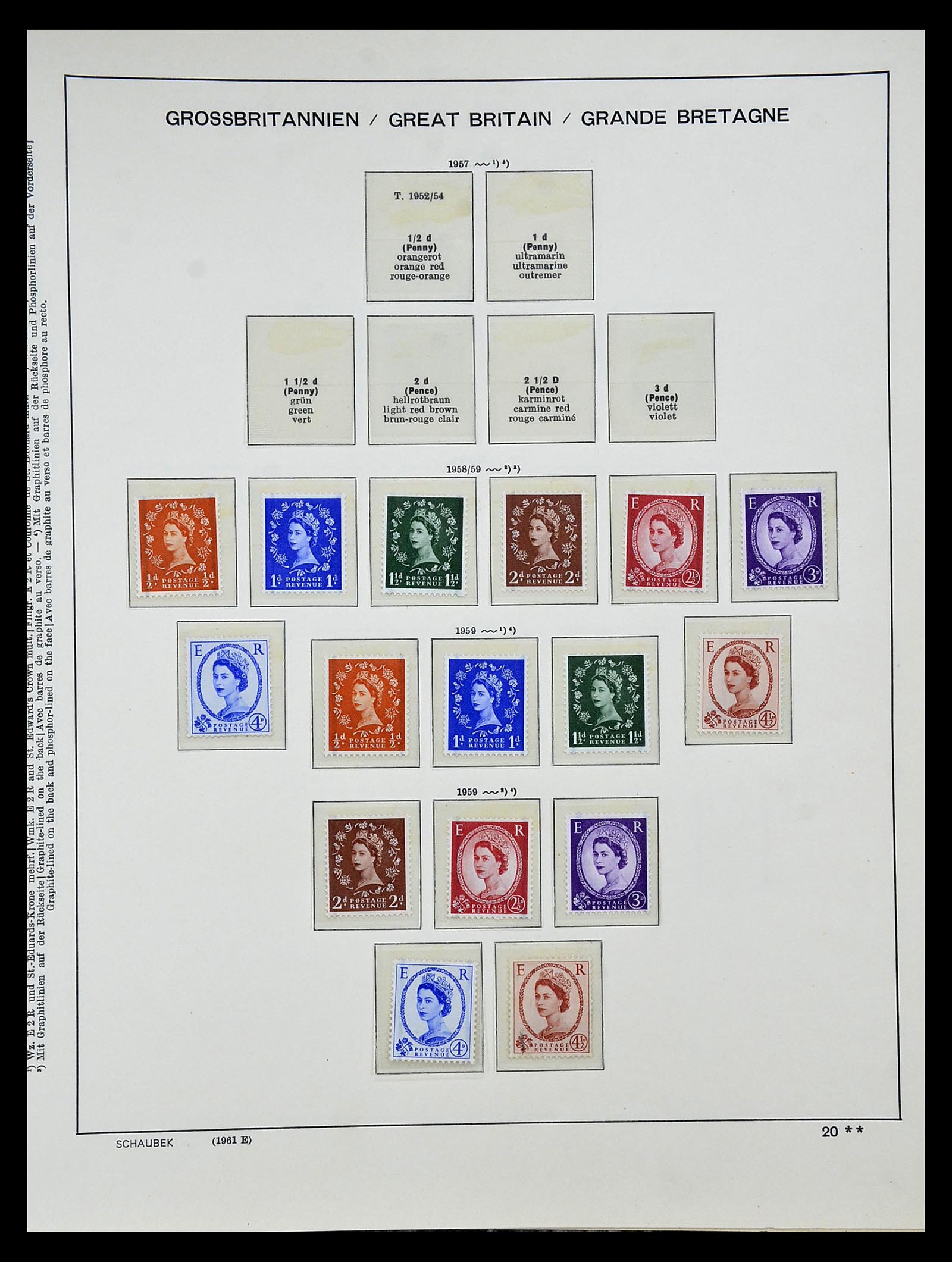 34923 023 - Postzegelverzameling 34923 Engeland 1840-1964.