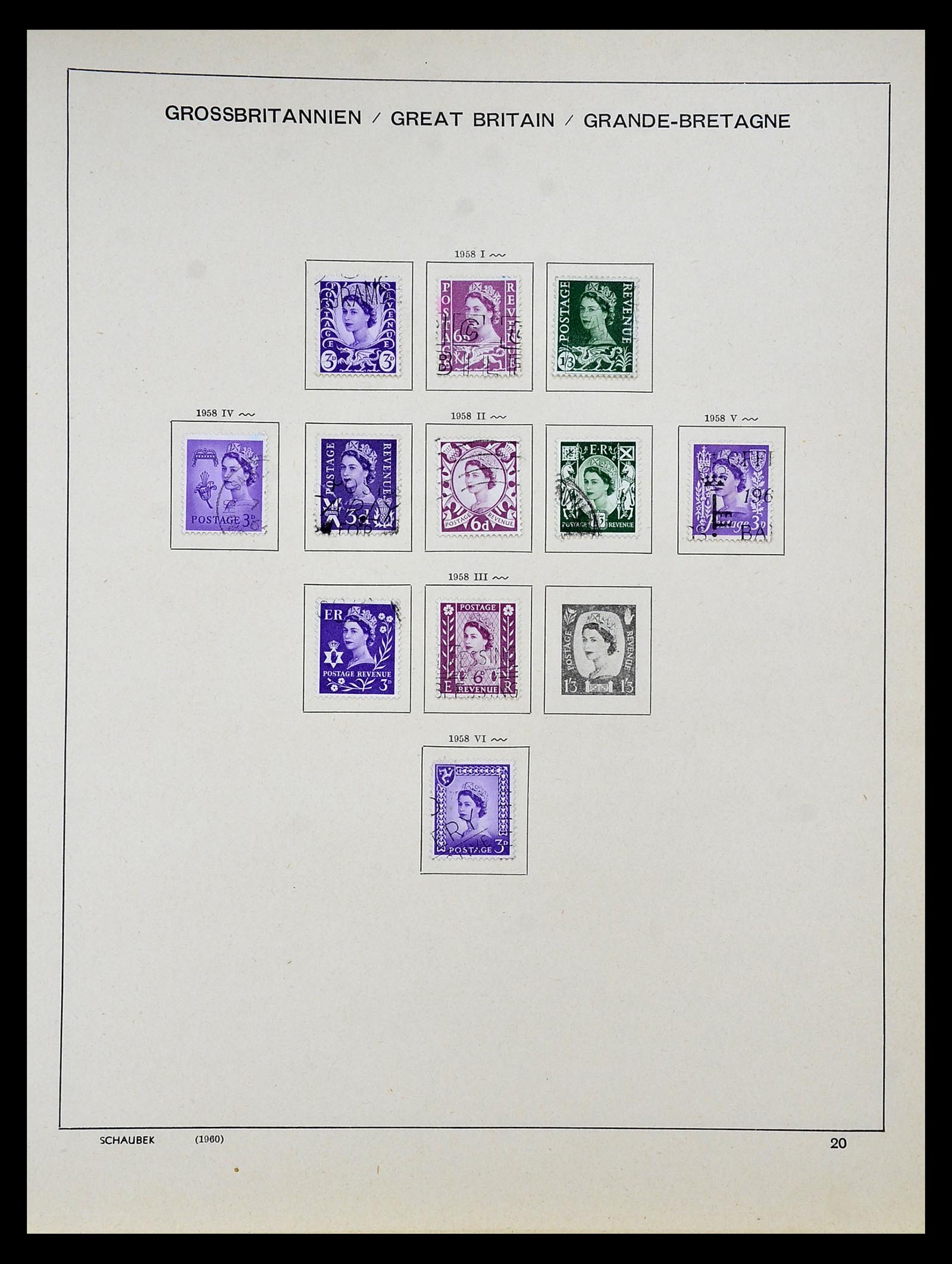 34923 025 - Postzegelverzameling 34923 Engeland 1840-1964.