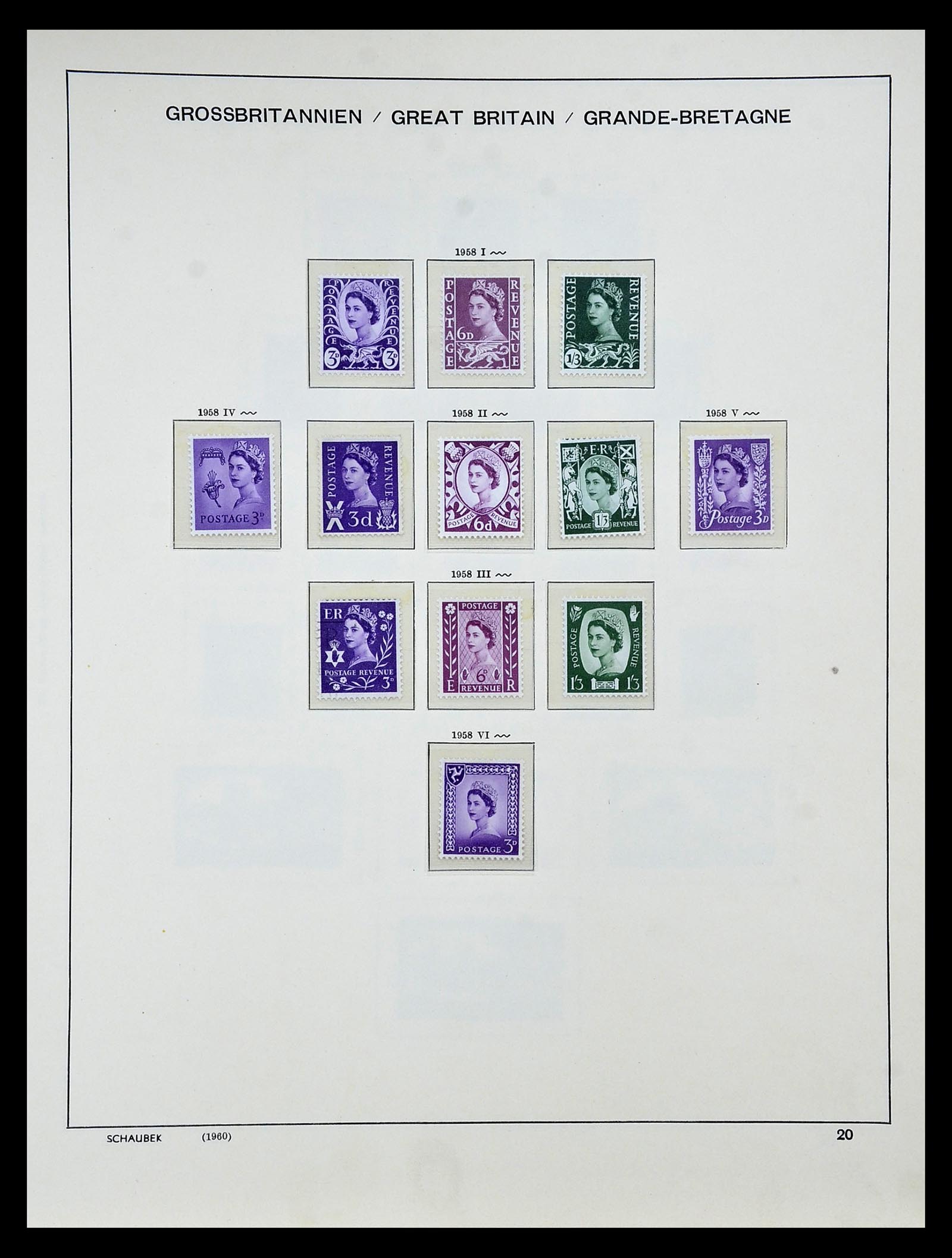 34923 026 - Postzegelverzameling 34923 Engeland 1840-1964.