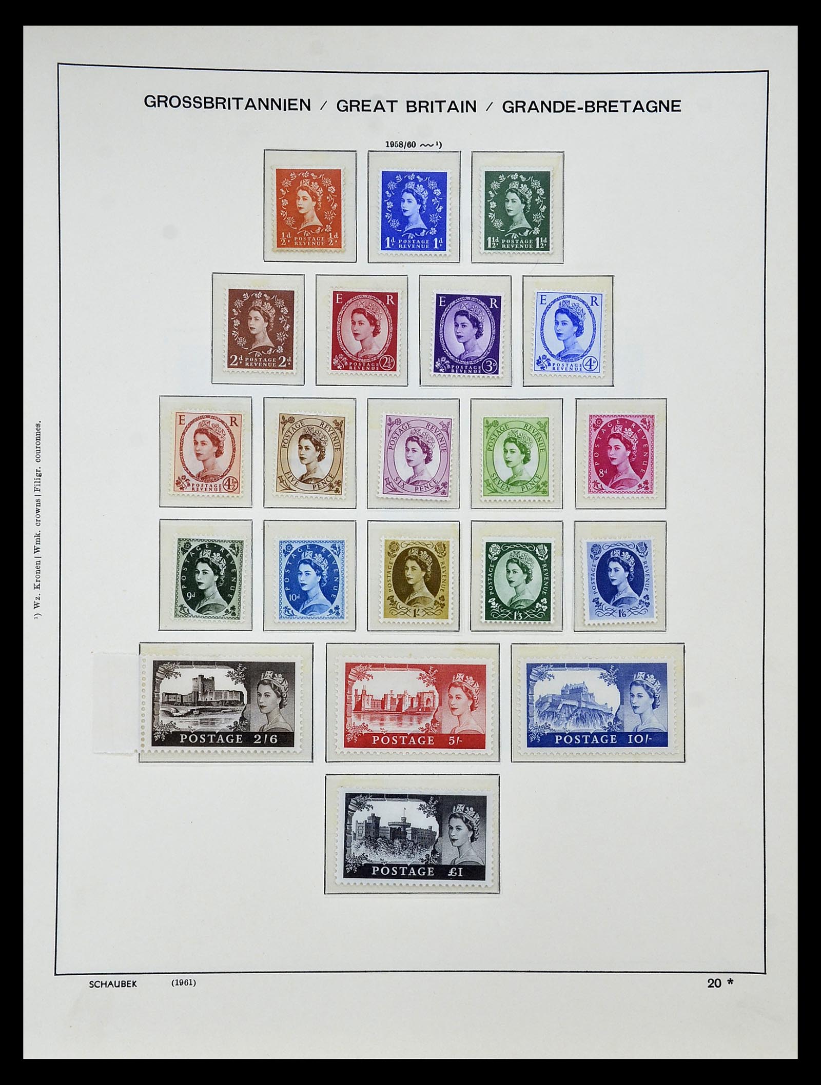 34923 027 - Postzegelverzameling 34923 Engeland 1840-1964.