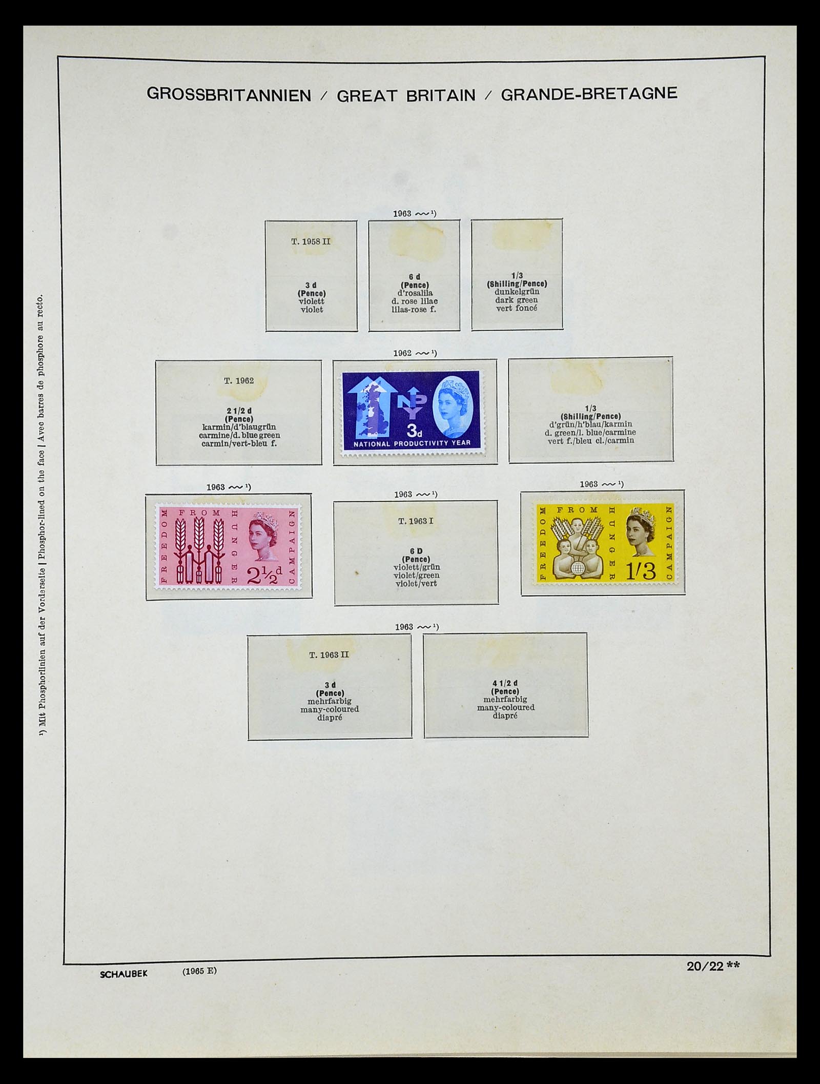 34923 031 - Postzegelverzameling 34923 Engeland 1840-1964.