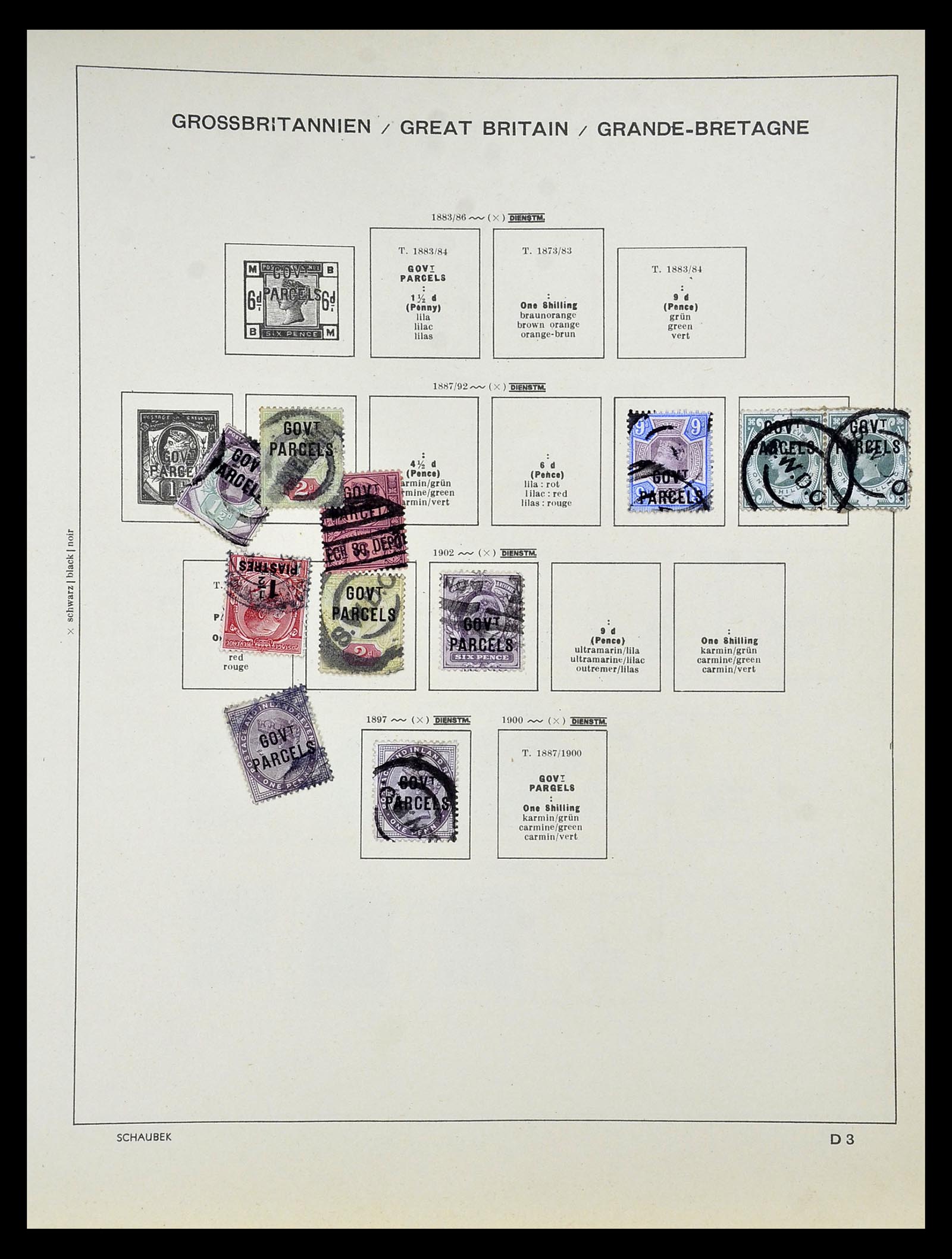34923 036 - Postzegelverzameling 34923 Engeland 1840-1964.