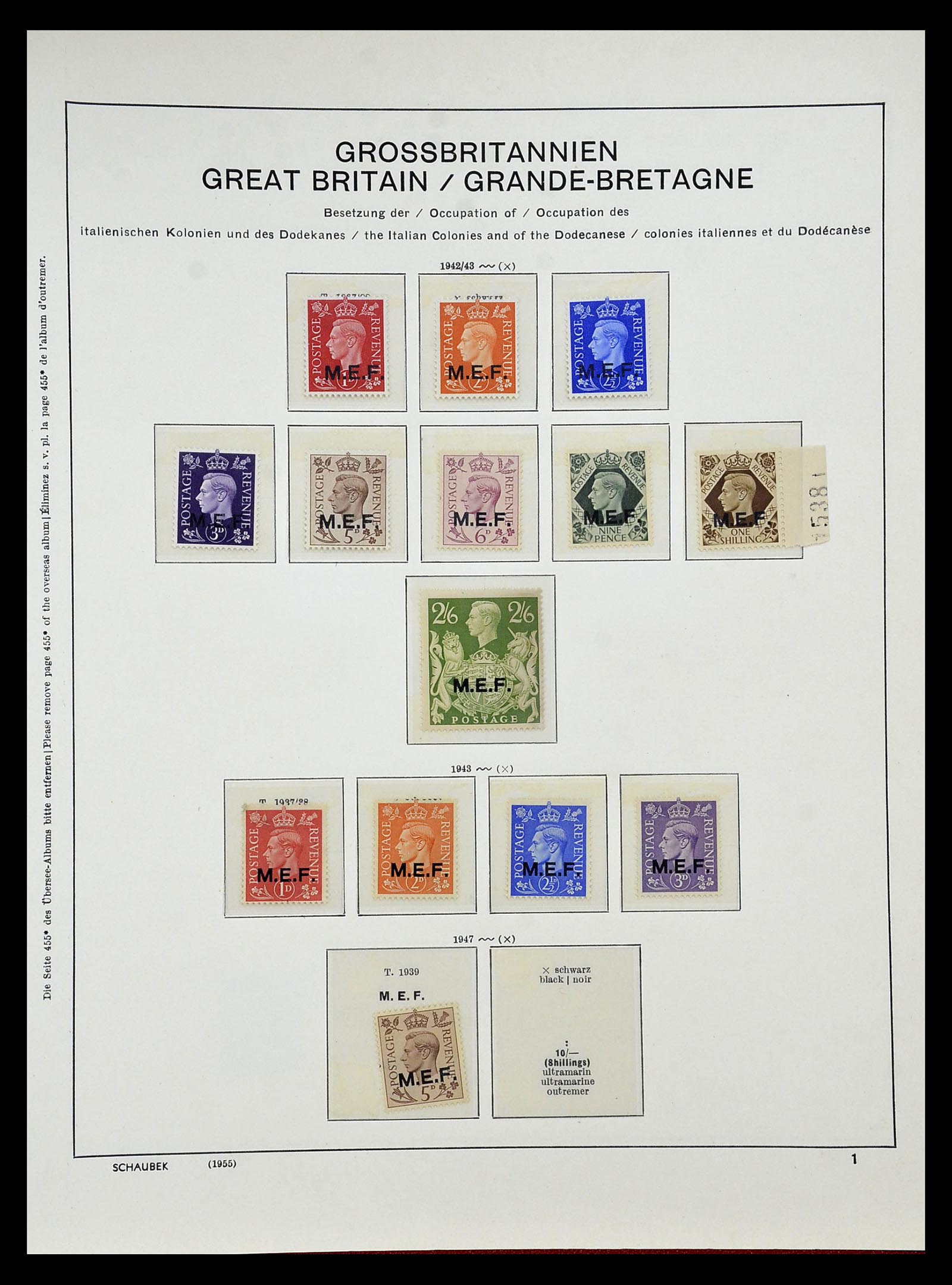34923 040 - Postzegelverzameling 34923 Engeland 1840-1964.