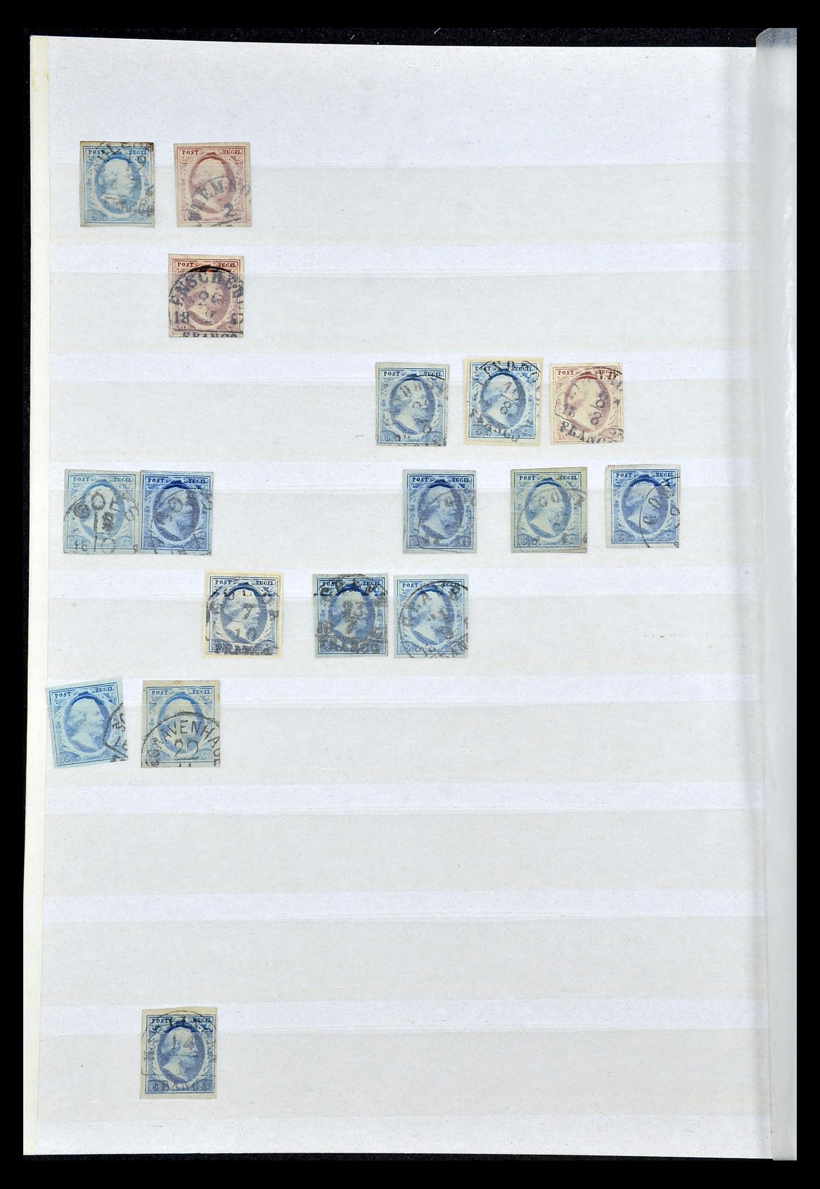 34925 008 - Stamp Collection 34925 Netherlands 1852.