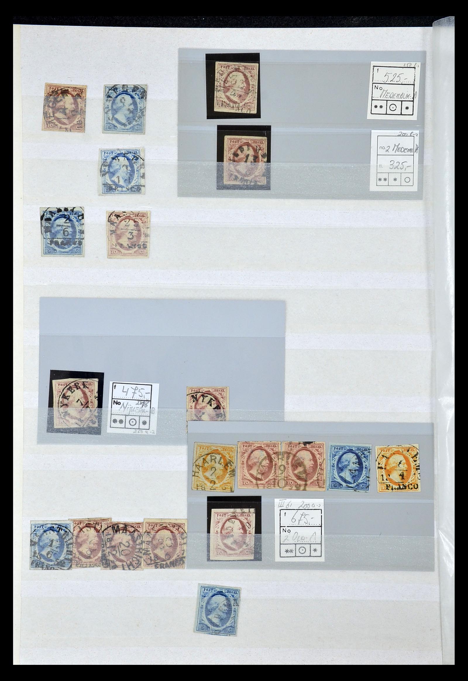 34925 010 - Stamp Collection 34925 Netherlands 1852.