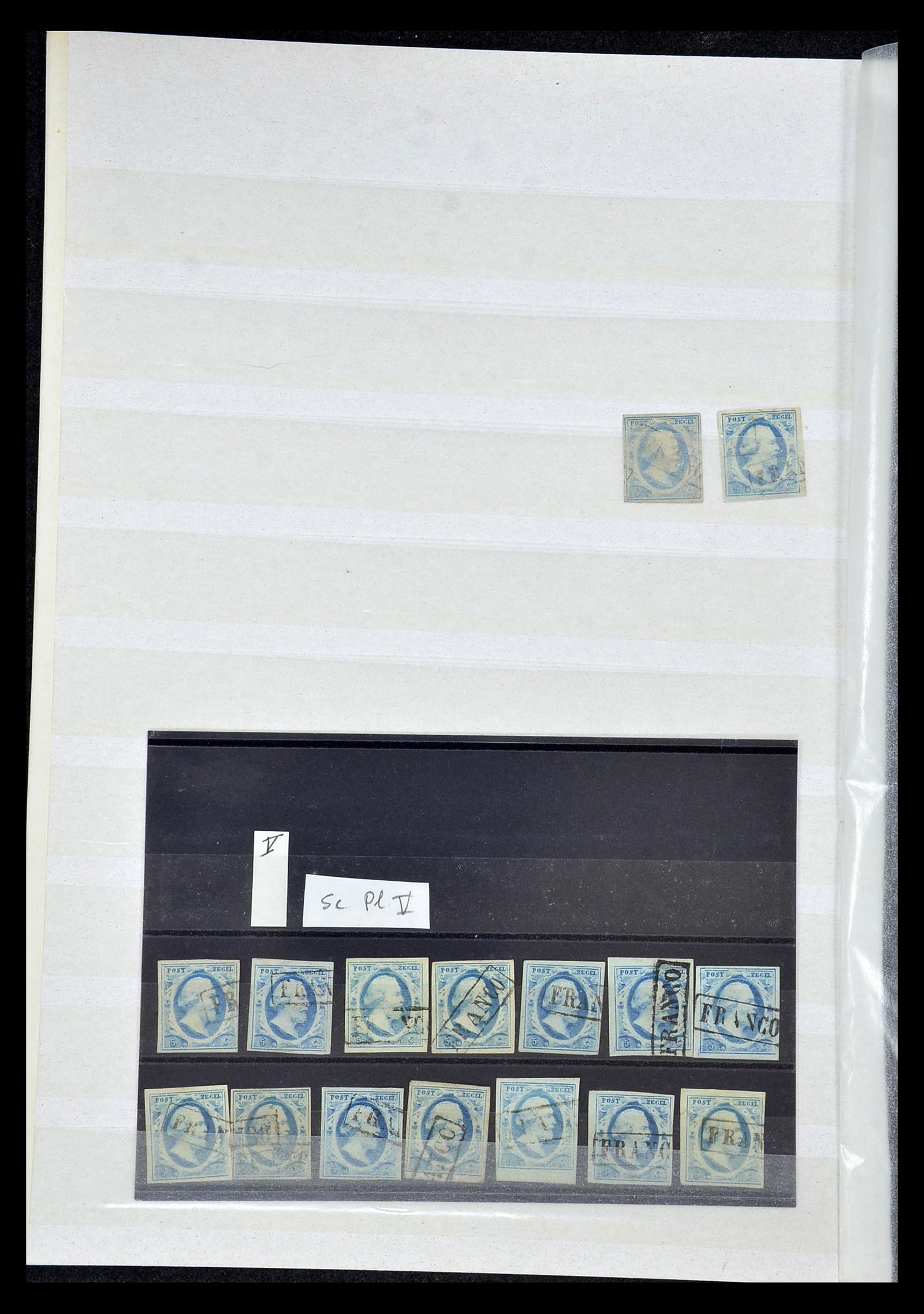34925 013 - Stamp Collection 34925 Netherlands 1852.