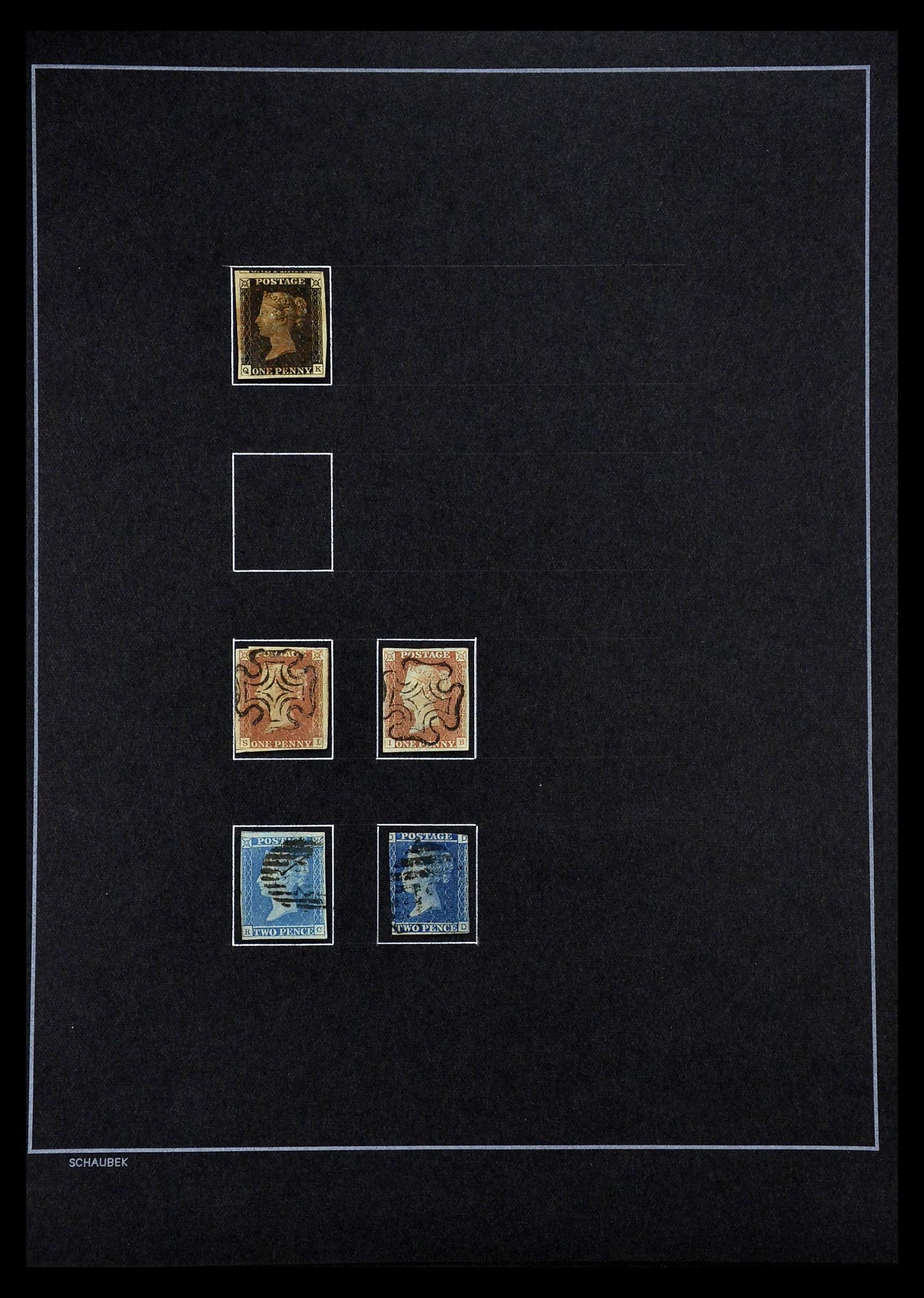 34926 001 - Postzegelverzameling 34926 Engeland 1840-1989.