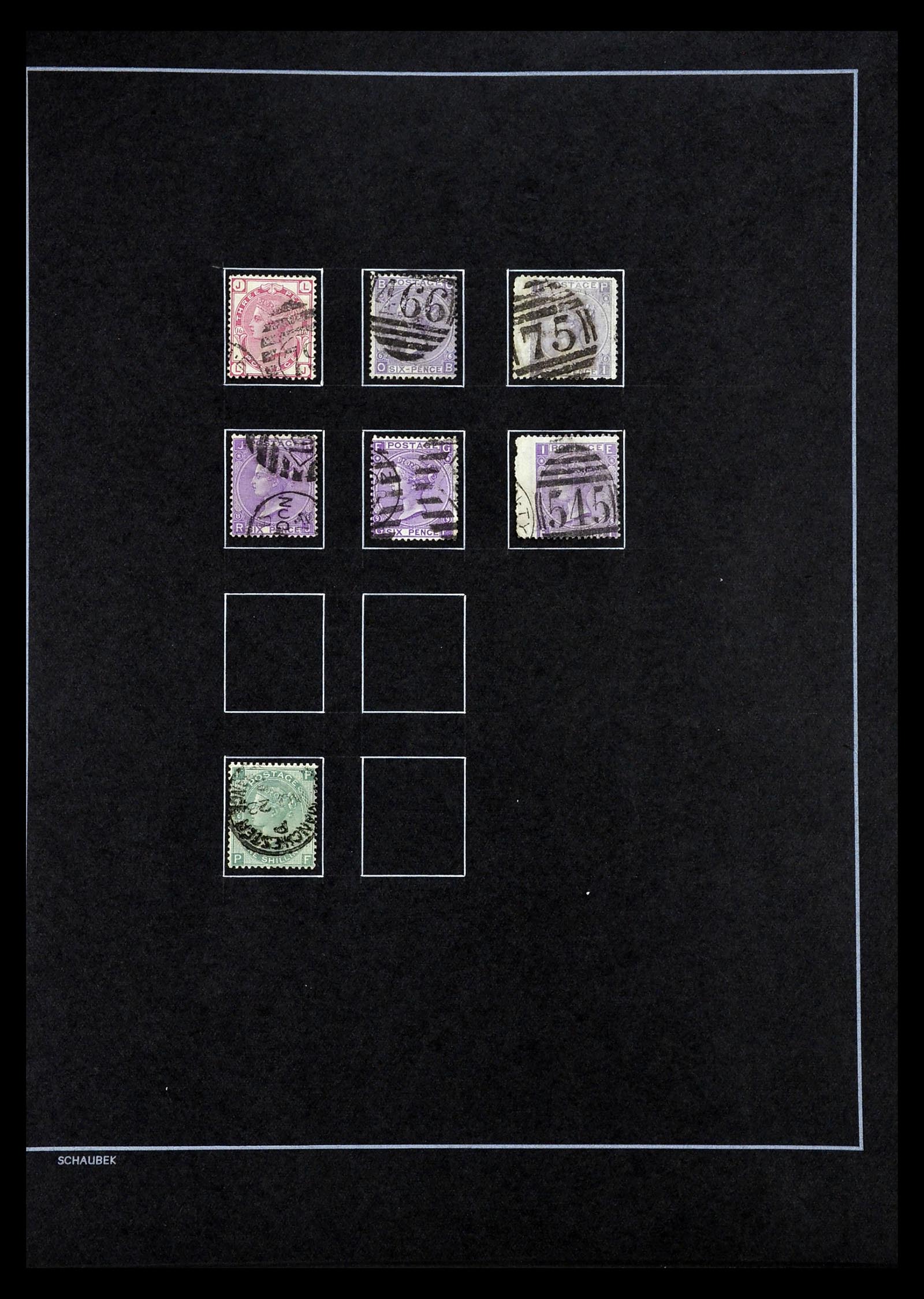 34926 005 - Postzegelverzameling 34926 Engeland 1840-1989.
