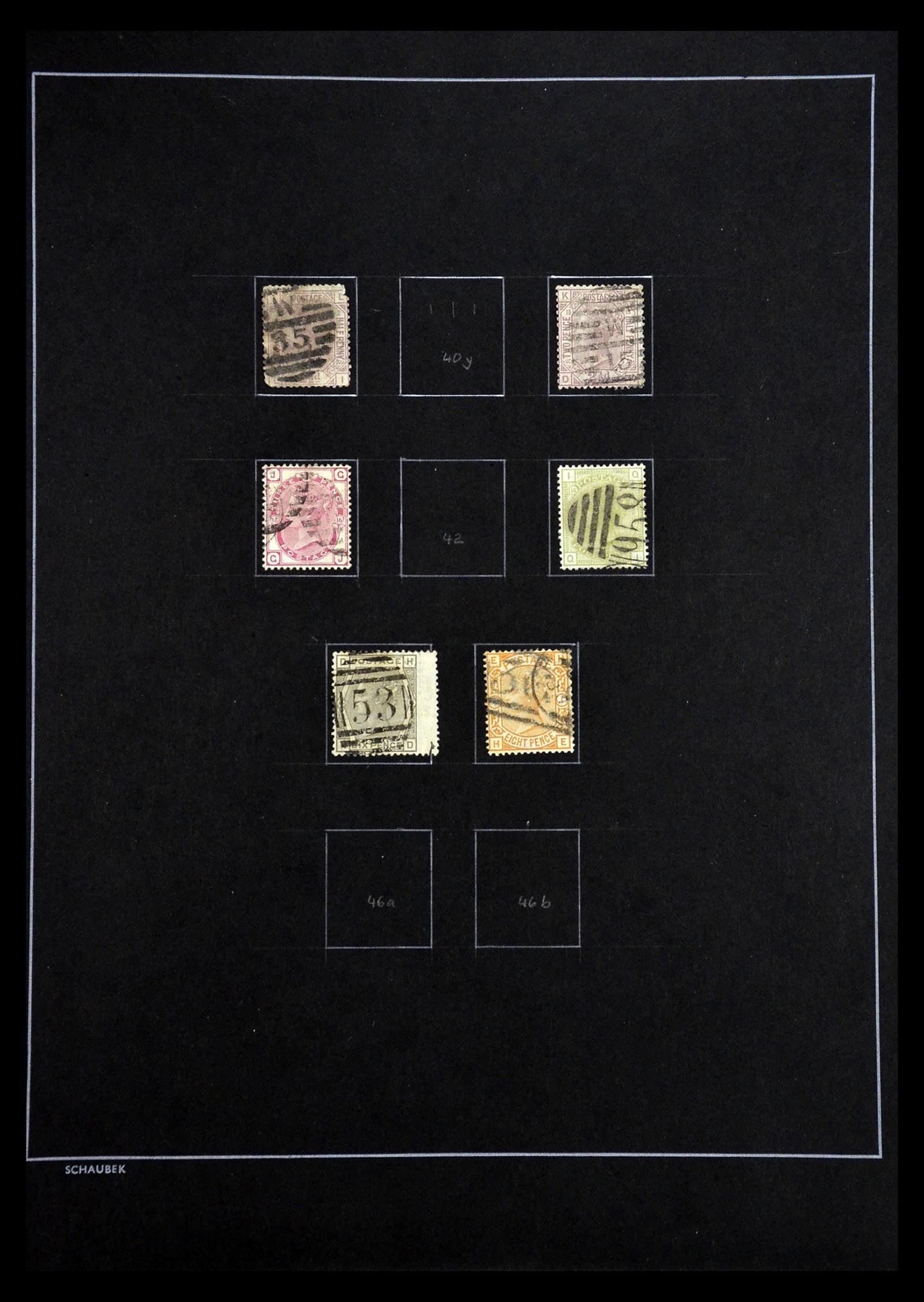 34926 007 - Postzegelverzameling 34926 Engeland 1840-1989.
