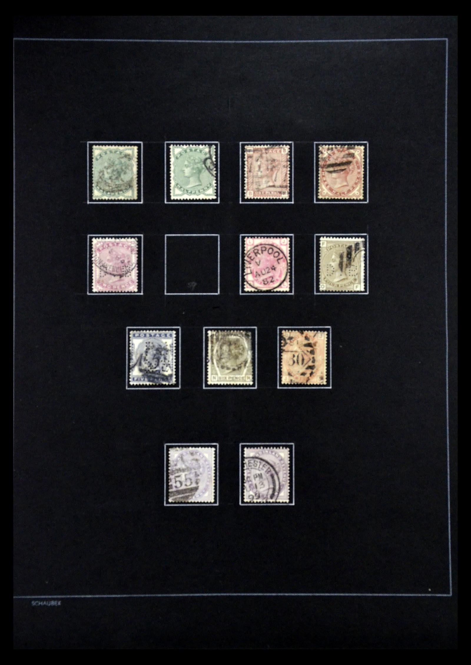 34926 009 - Postzegelverzameling 34926 Engeland 1840-1989.