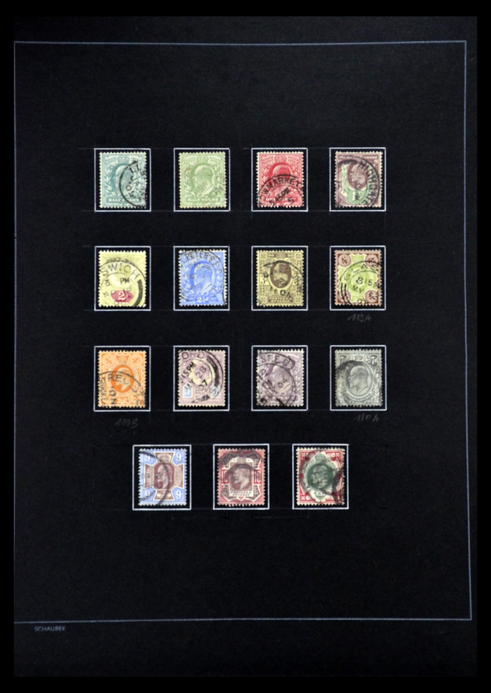 34926 012 - Postzegelverzameling 34926 Engeland 1840-1989.