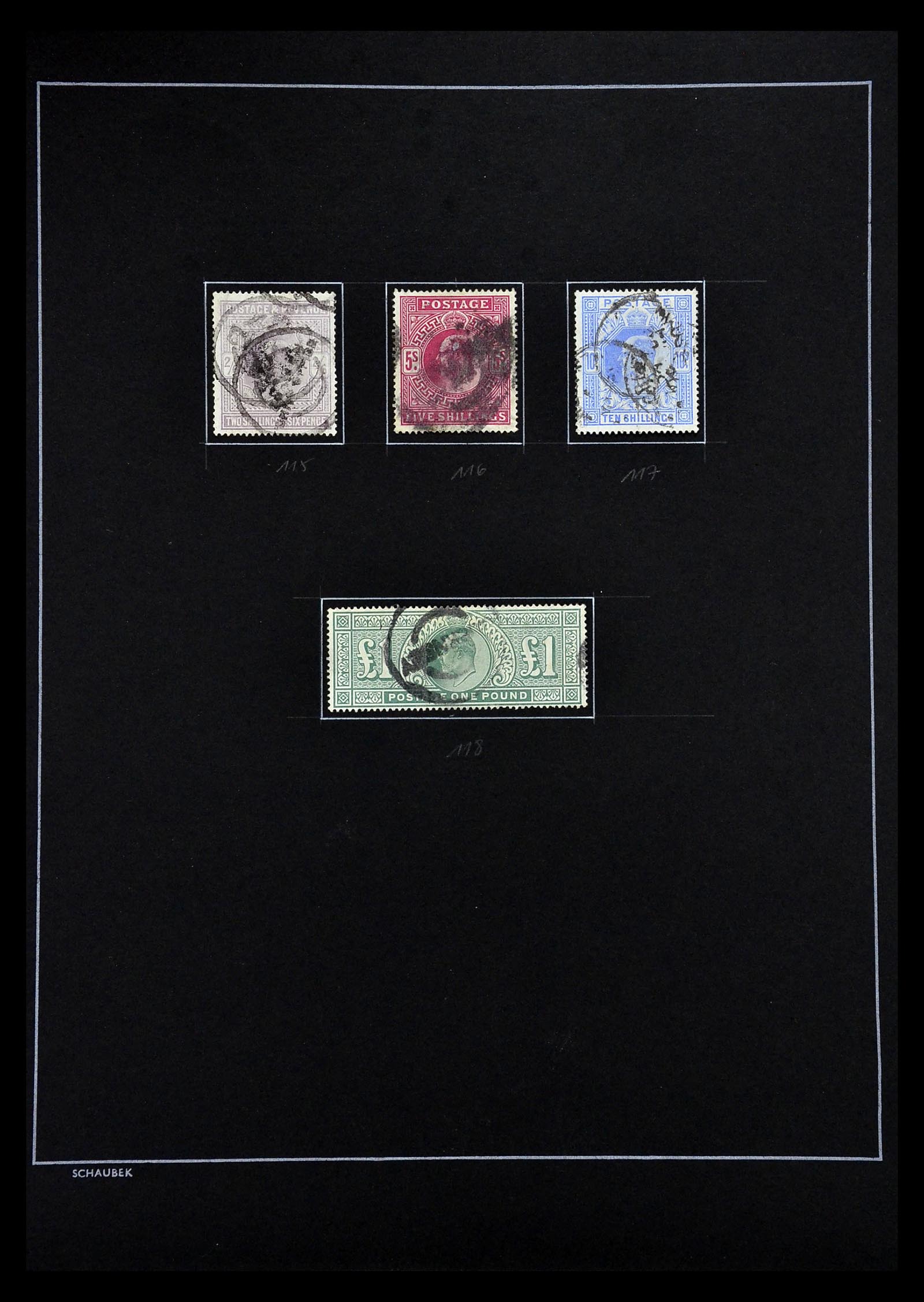 34926 013 - Postzegelverzameling 34926 Engeland 1840-1989.