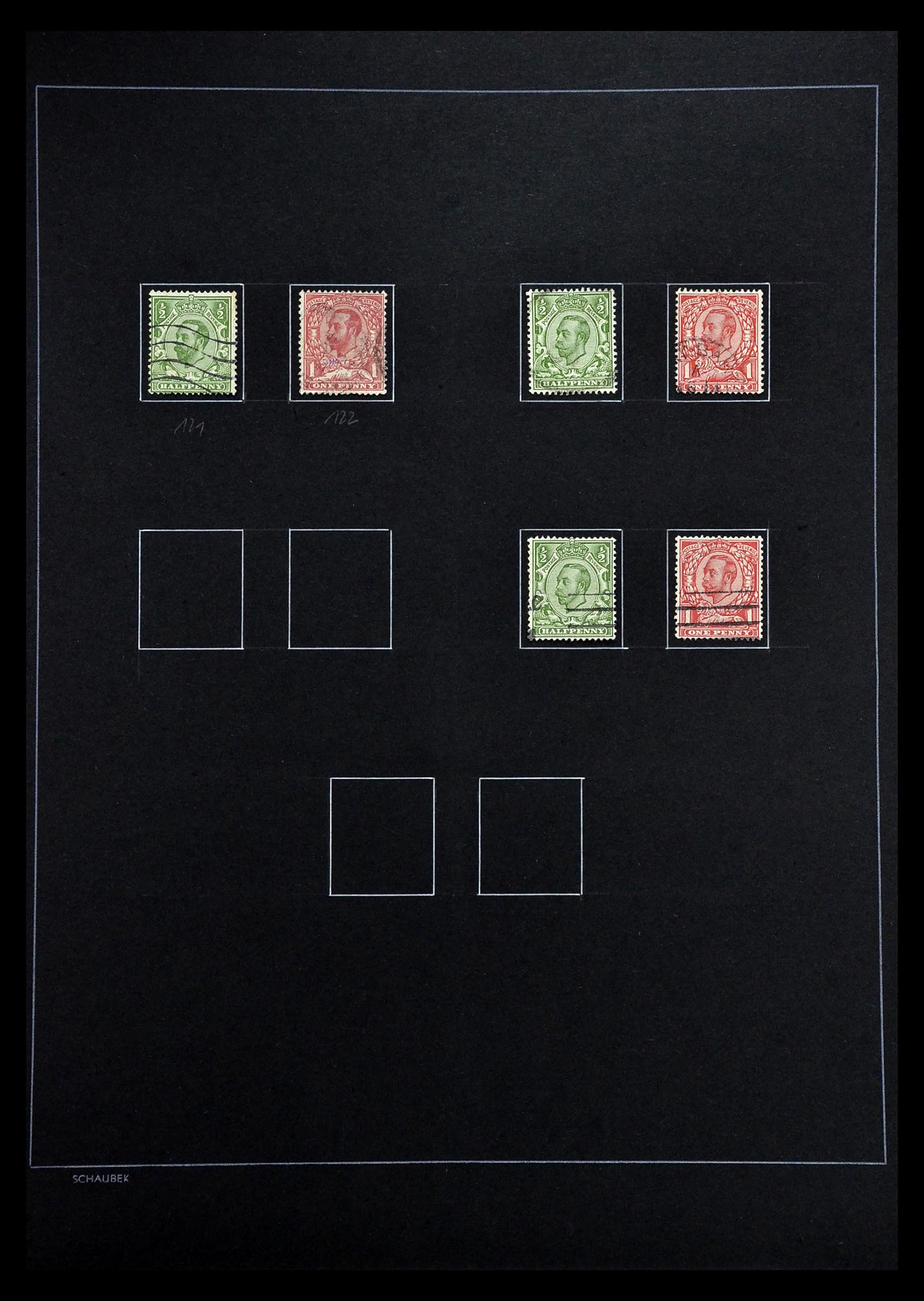 34926 014 - Postzegelverzameling 34926 Engeland 1840-1989.