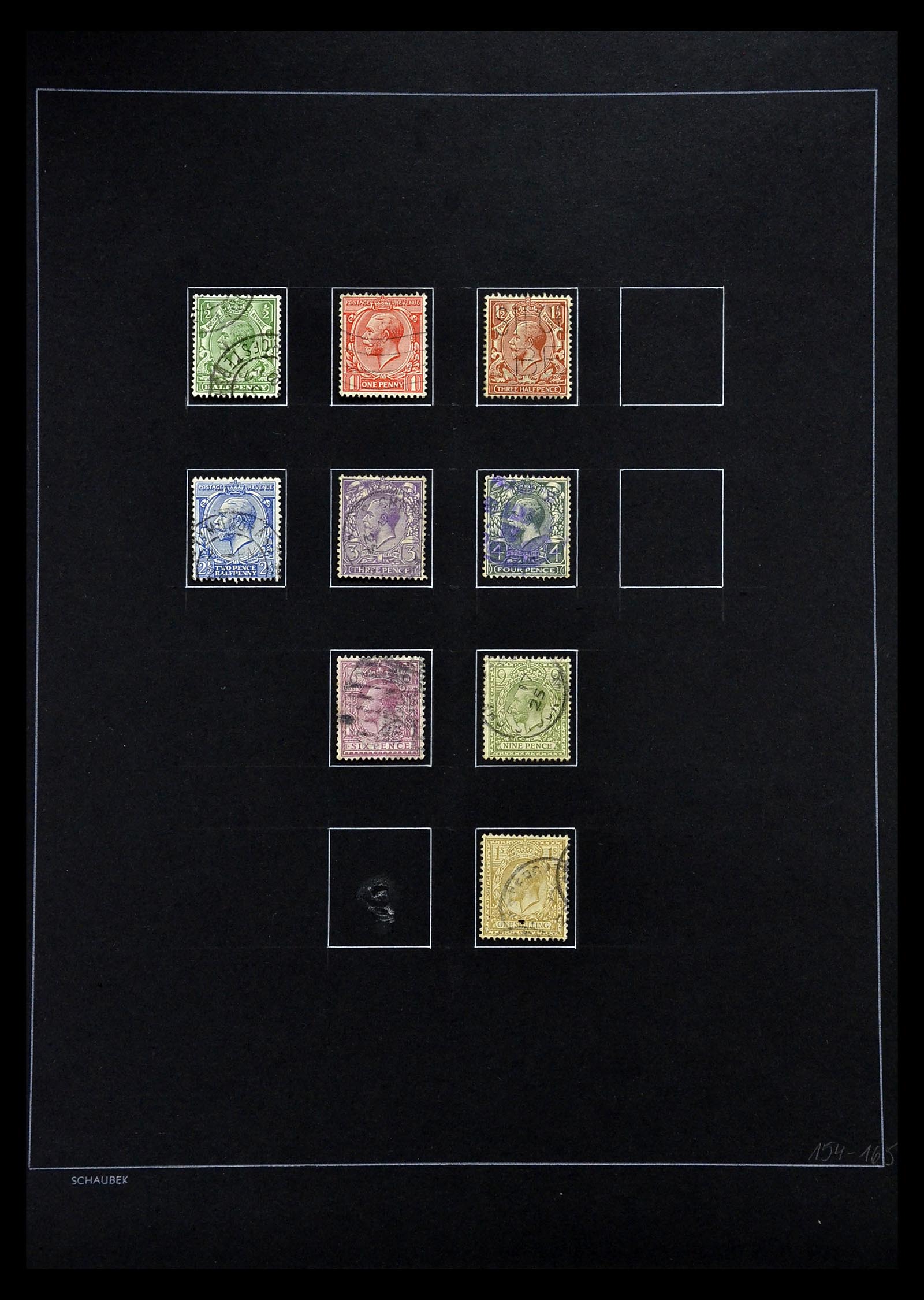 34926 016 - Postzegelverzameling 34926 Engeland 1840-1989.