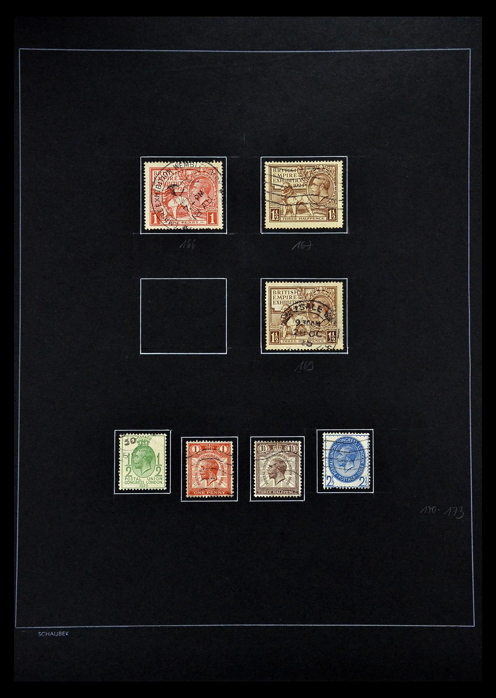 34926 017 - Postzegelverzameling 34926 Engeland 1840-1989.