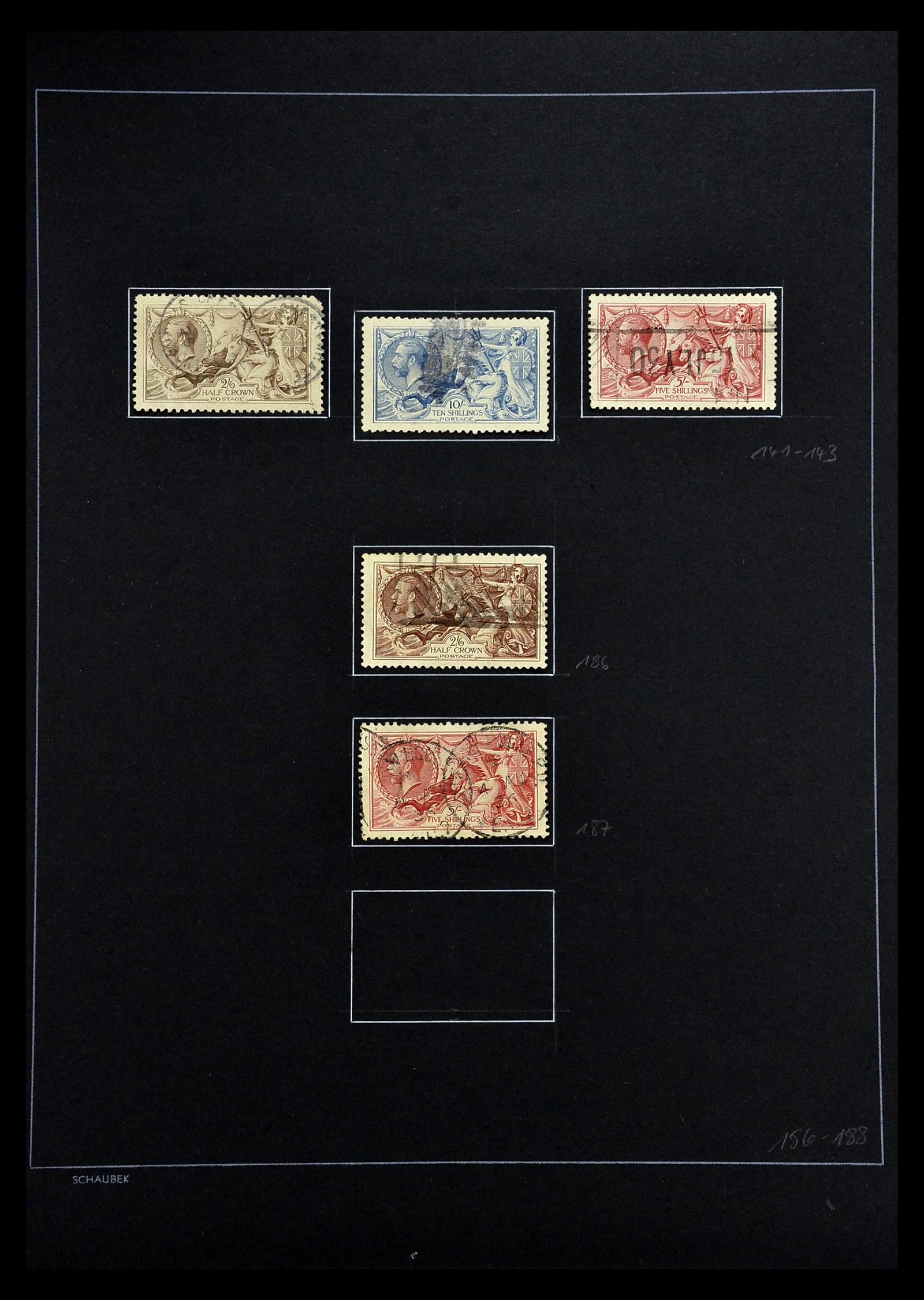 34926 019 - Postzegelverzameling 34926 Engeland 1840-1989.