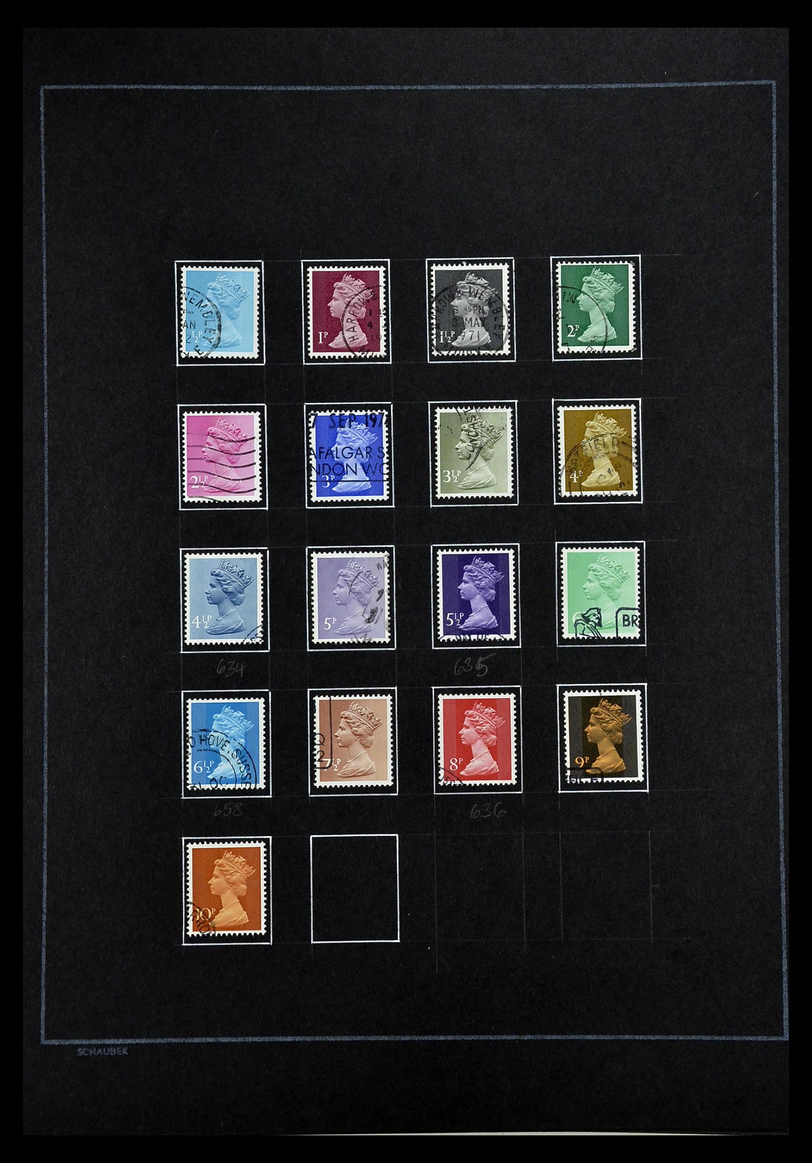 34926 084 - Stamp Collection 34926 Great Britain 1840-1989.