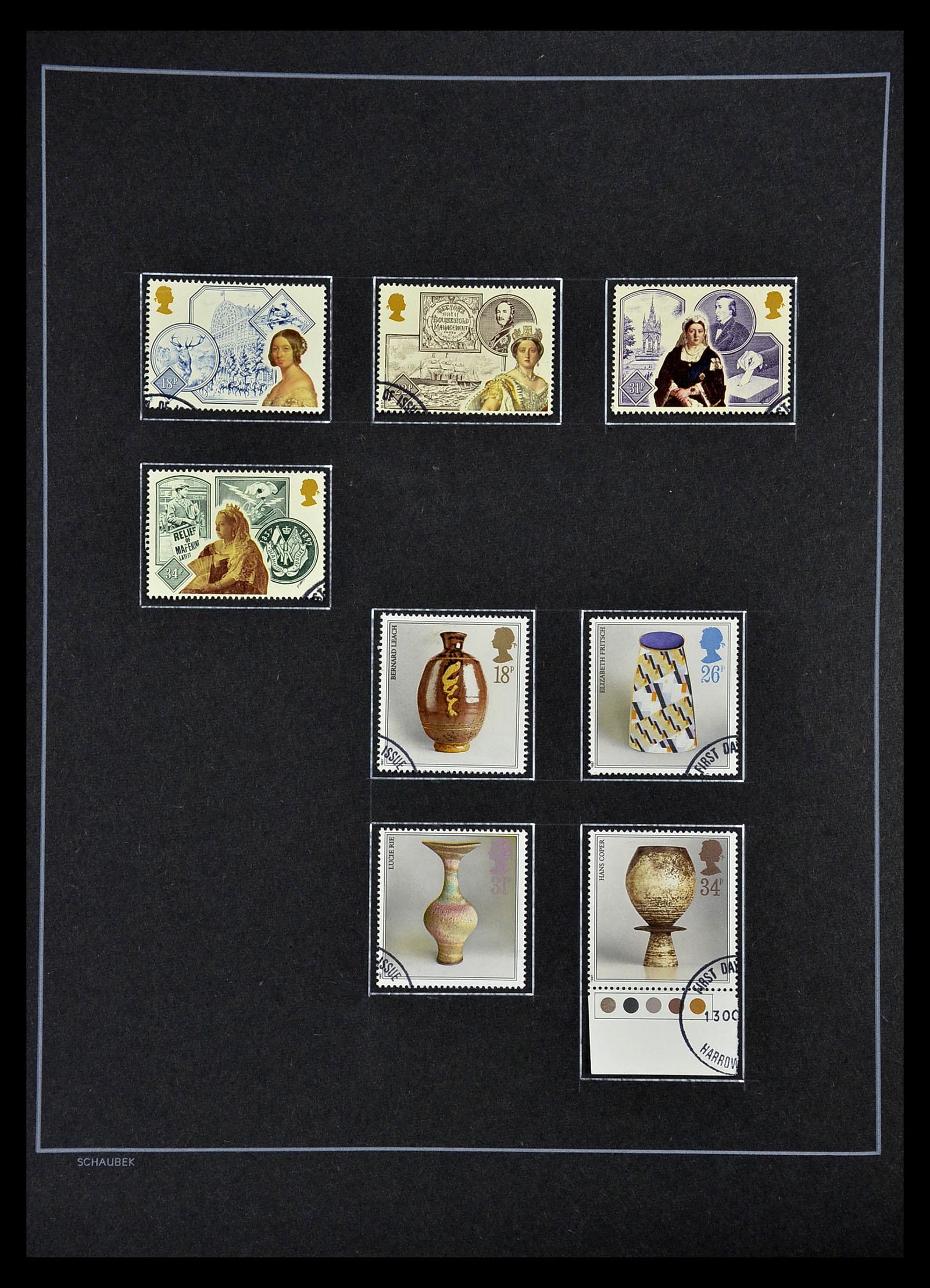 34926 189 - Stamp Collection 34926 Great Britain 1840-1989.