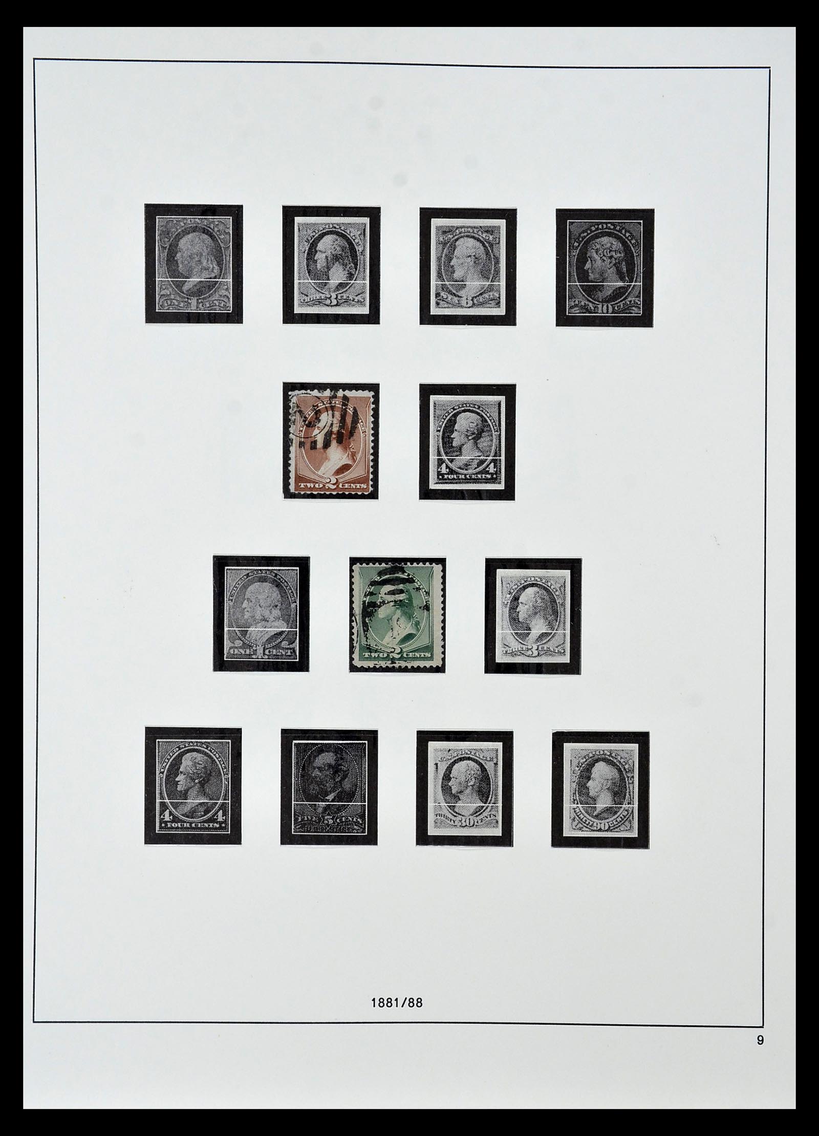 34927 002 - Postzegelverzameling 34927 USA 1869-1990.