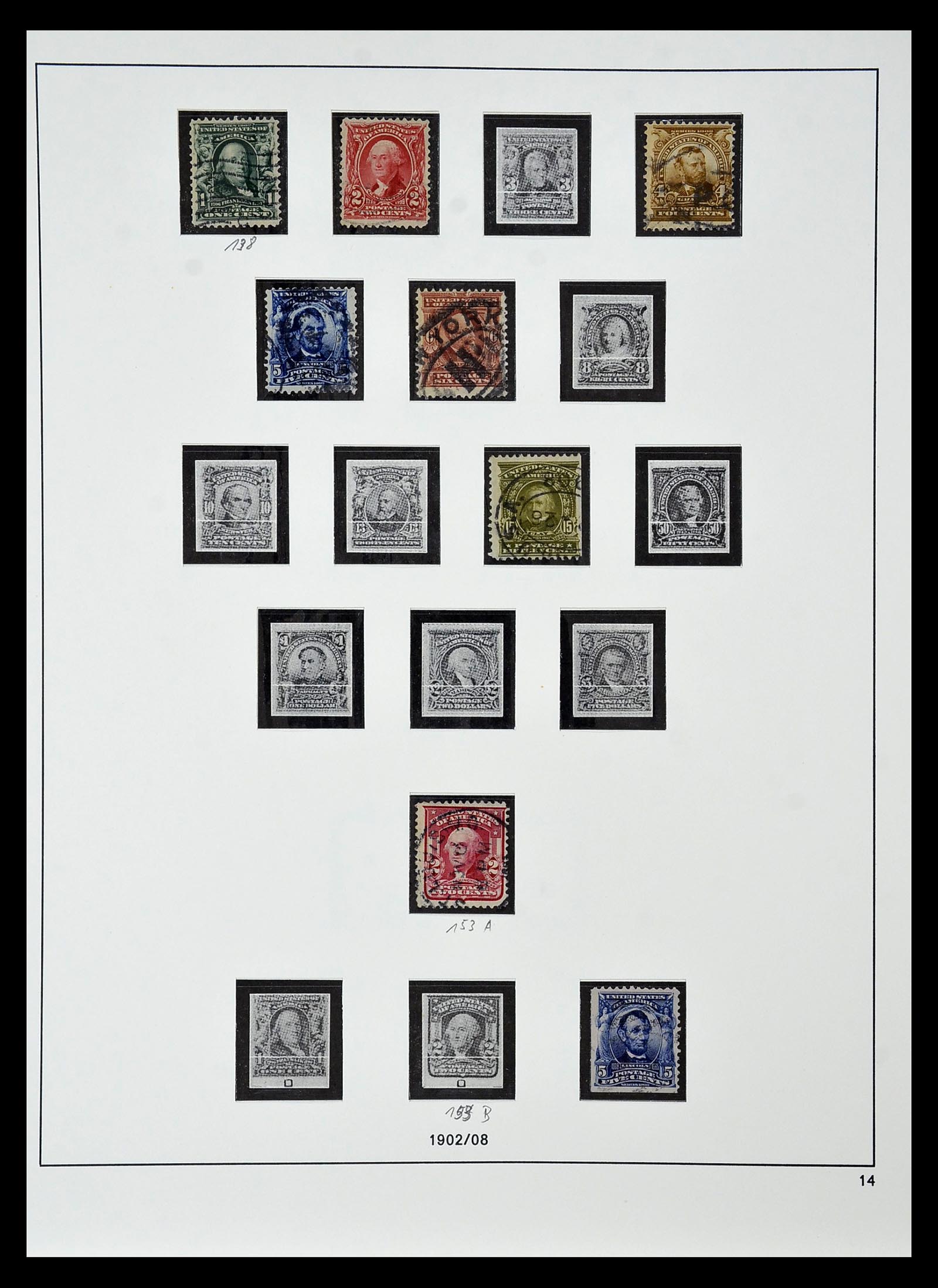 34927 007 - Stamp Collection 34927 USA 1869-1990.