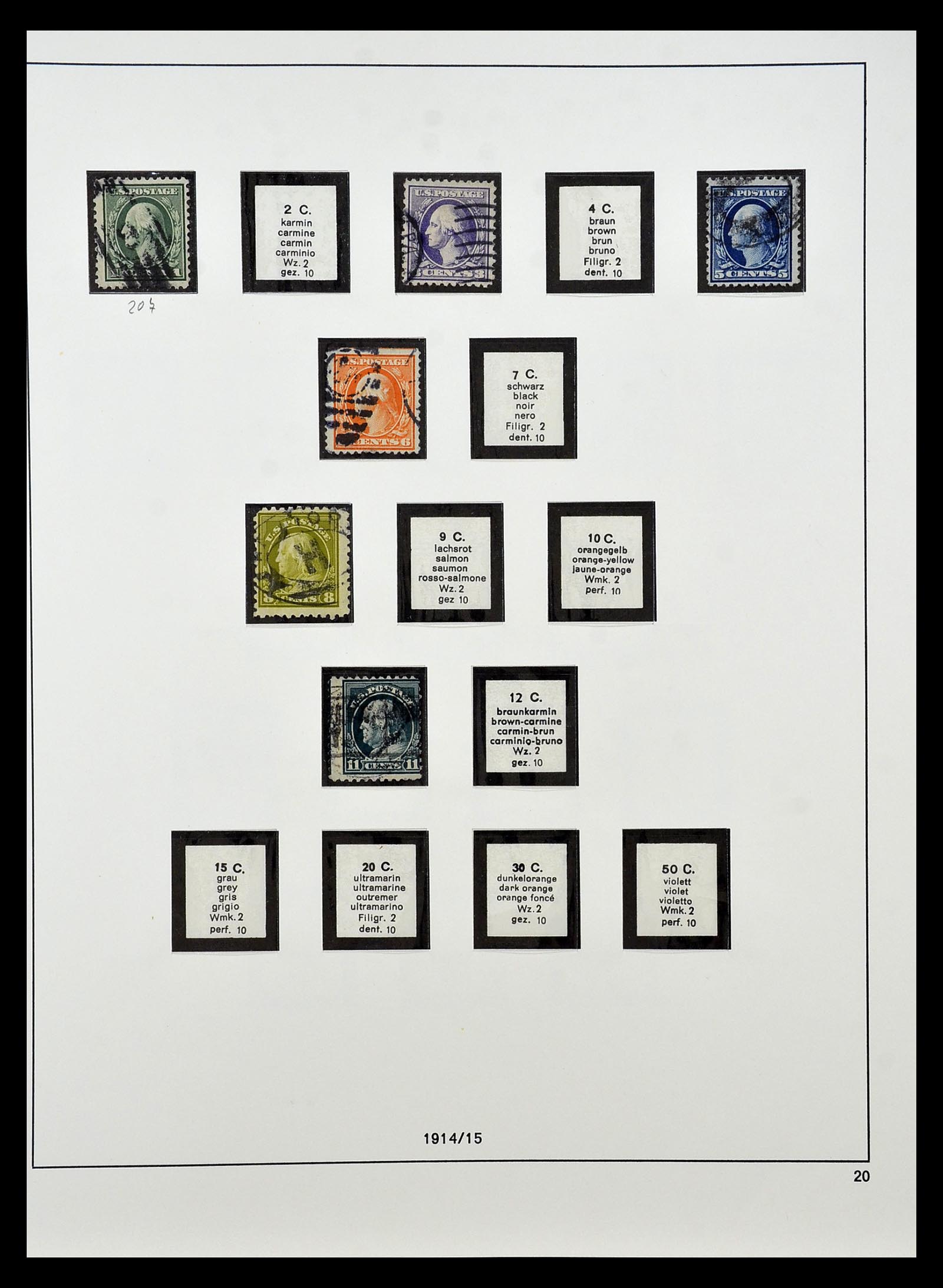 34927 011 - Stamp Collection 34927 USA 1869-1990.