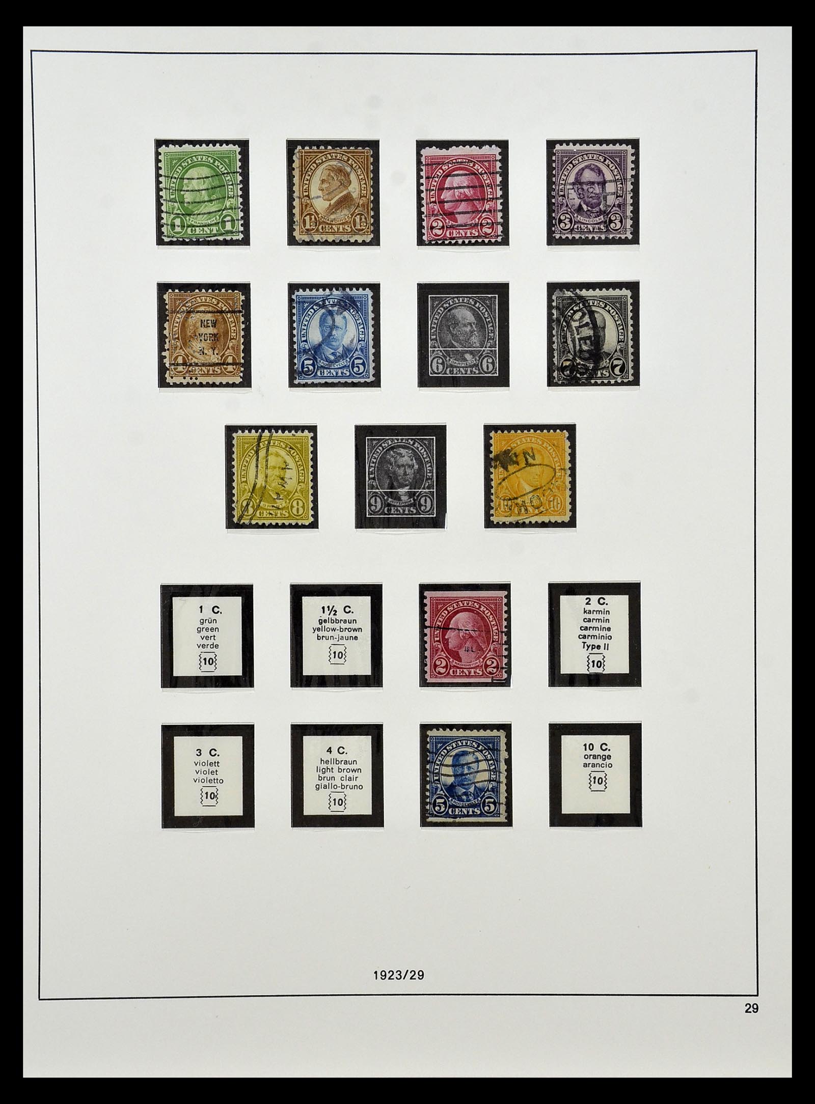 34927 016 - Stamp Collection 34927 USA 1869-1990.