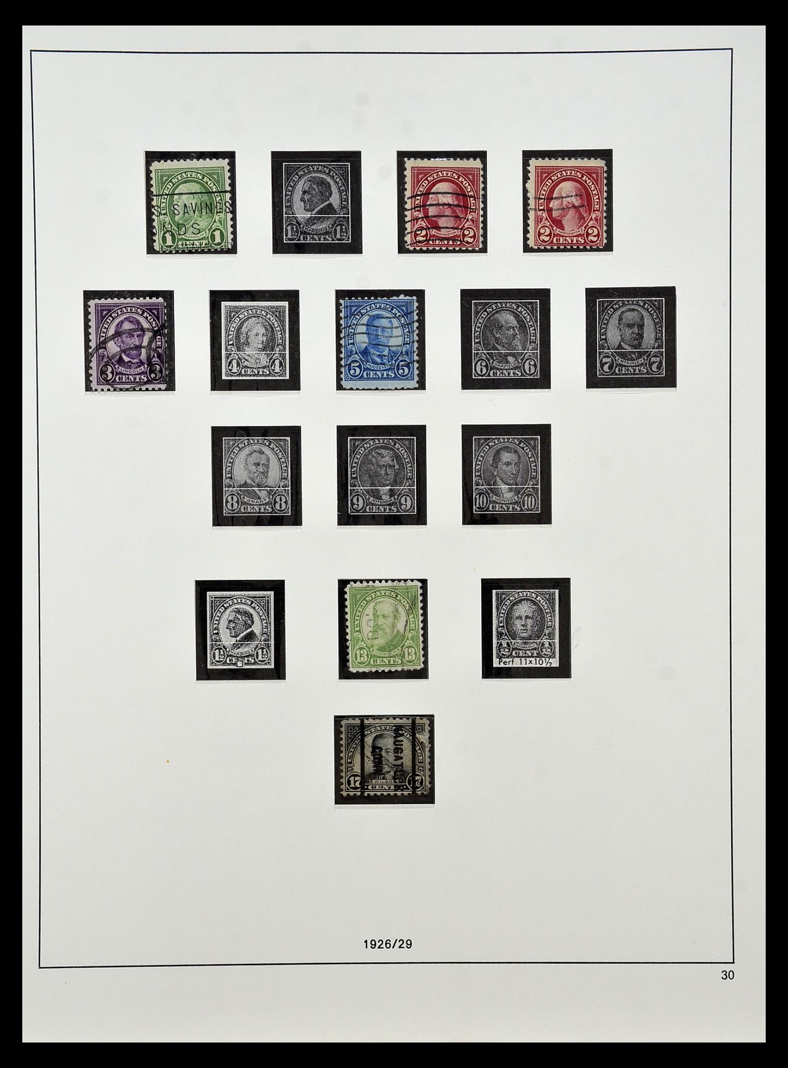 34927 017 - Postzegelverzameling 34927 USA 1869-1990.