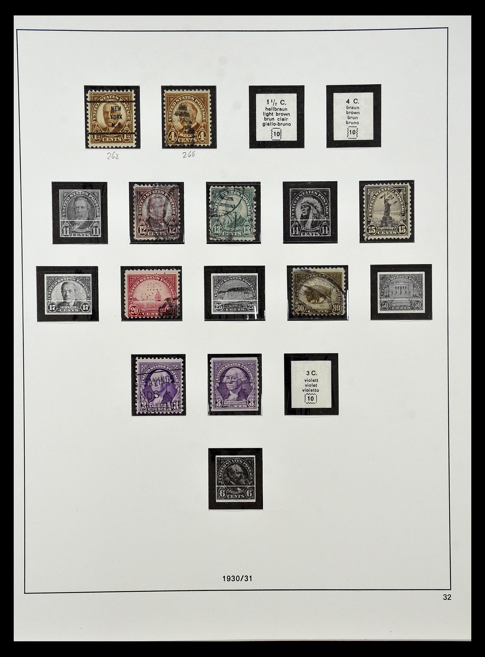 34927 018 - Stamp Collection 34927 USA 1869-1990.