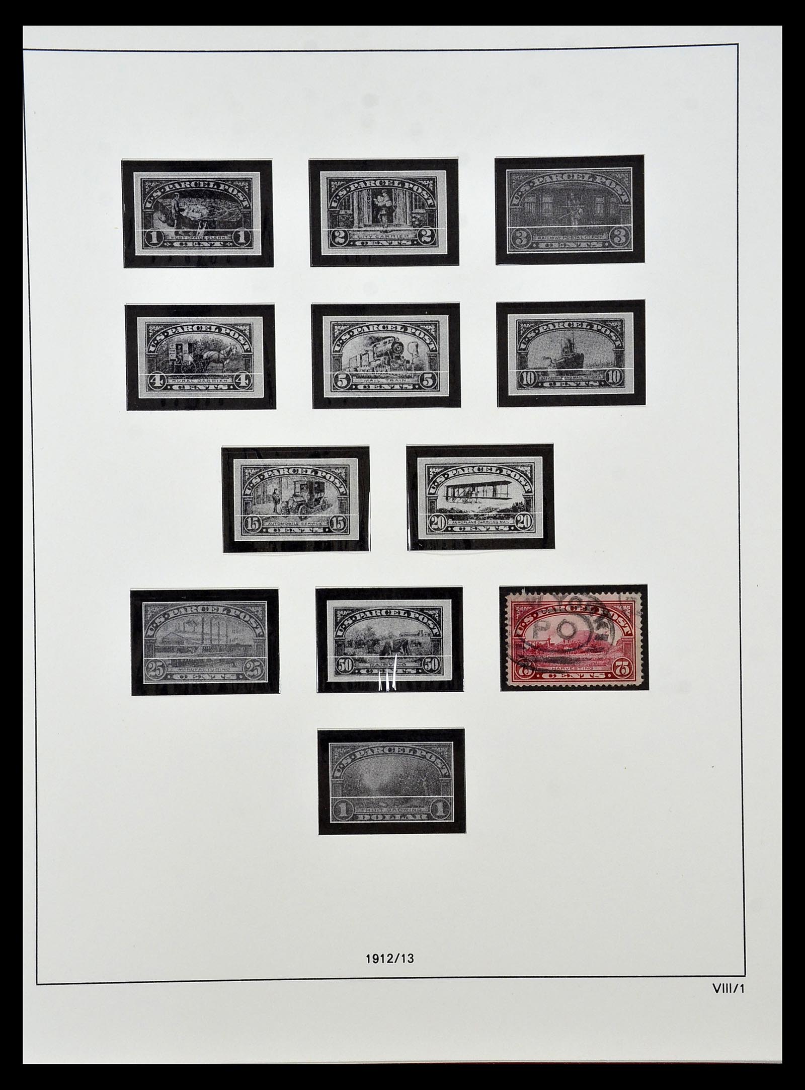 34927 020 - Stamp Collection 34927 USA 1869-1990.