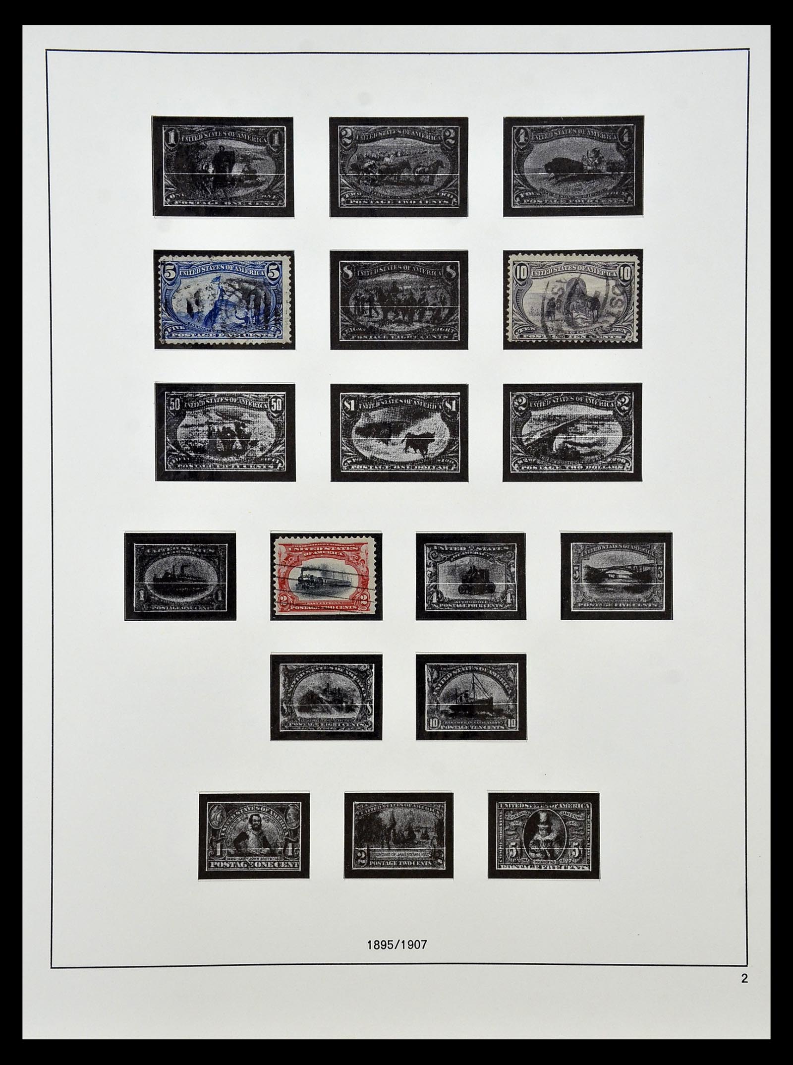 34927 023 - Postzegelverzameling 34927 USA 1869-1990.