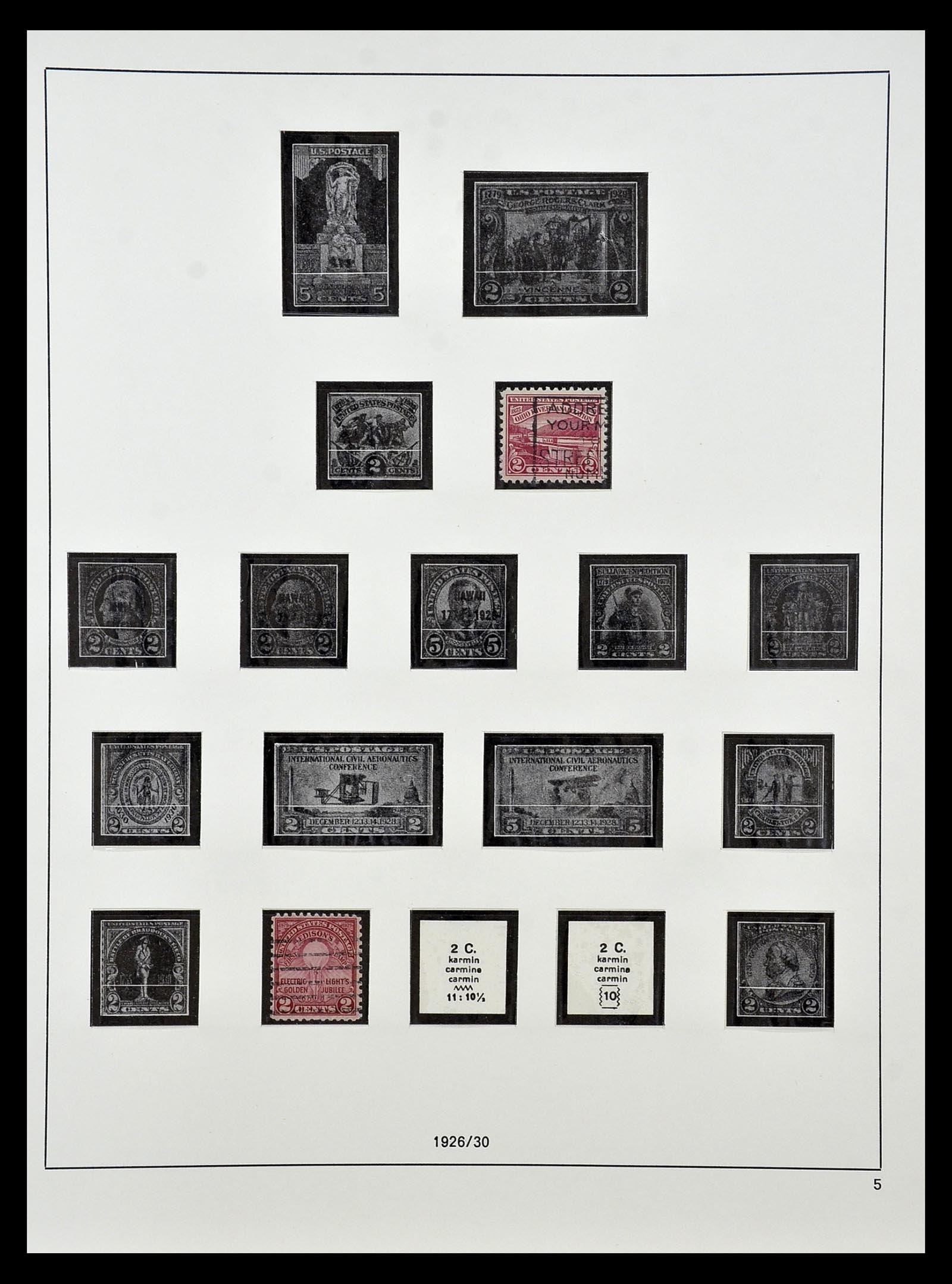 34927 026 - Postzegelverzameling 34927 USA 1869-1990.