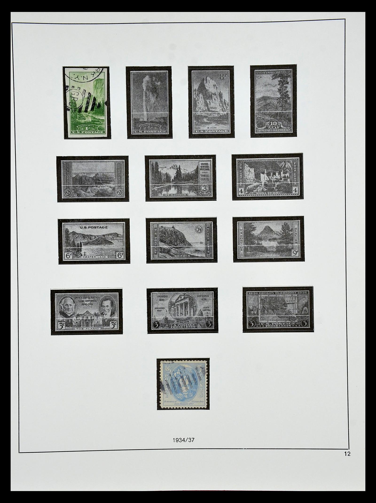 34927 031 - Postzegelverzameling 34927 USA 1869-1990.