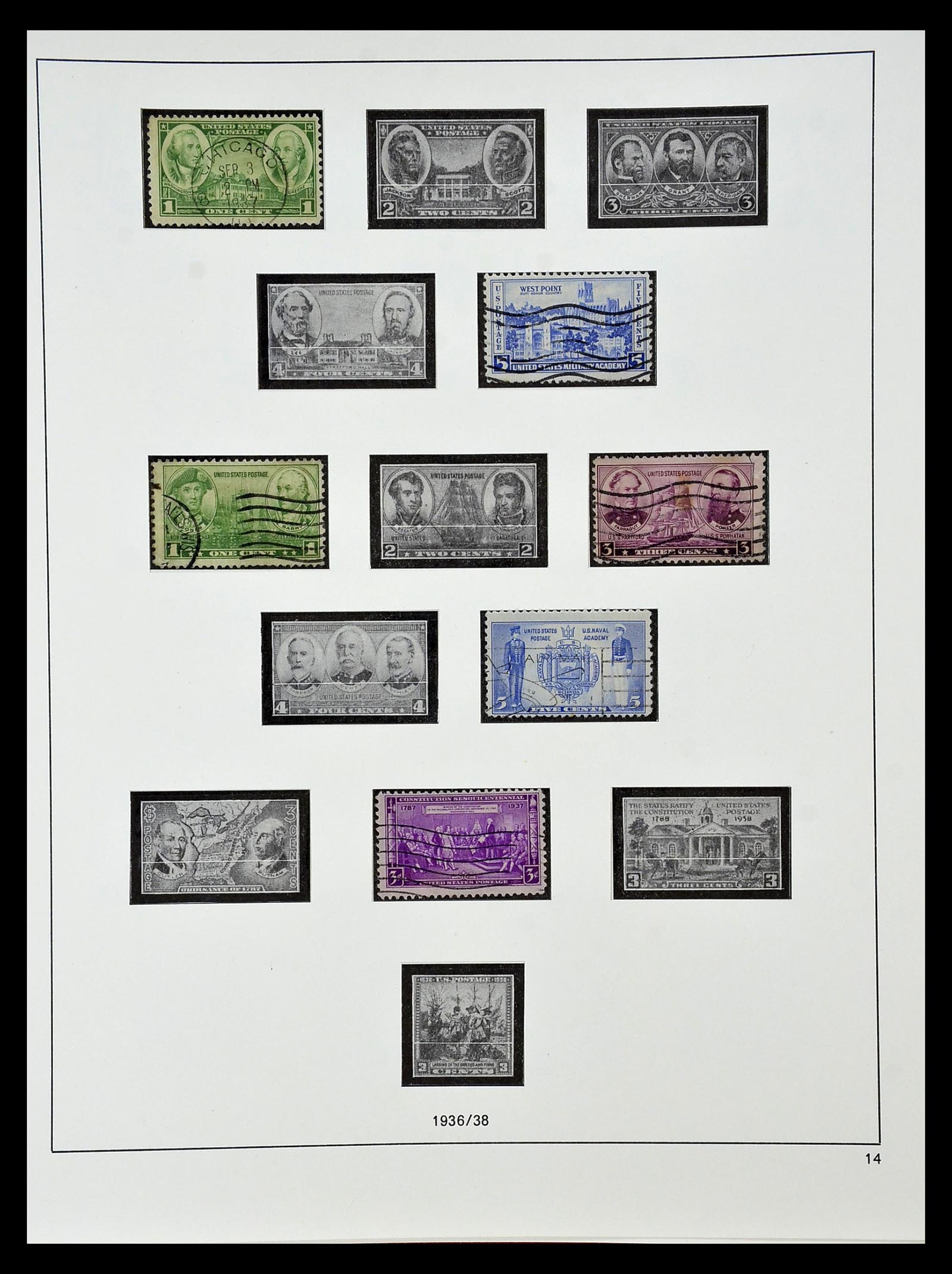 34927 033 - Postzegelverzameling 34927 USA 1869-1990.