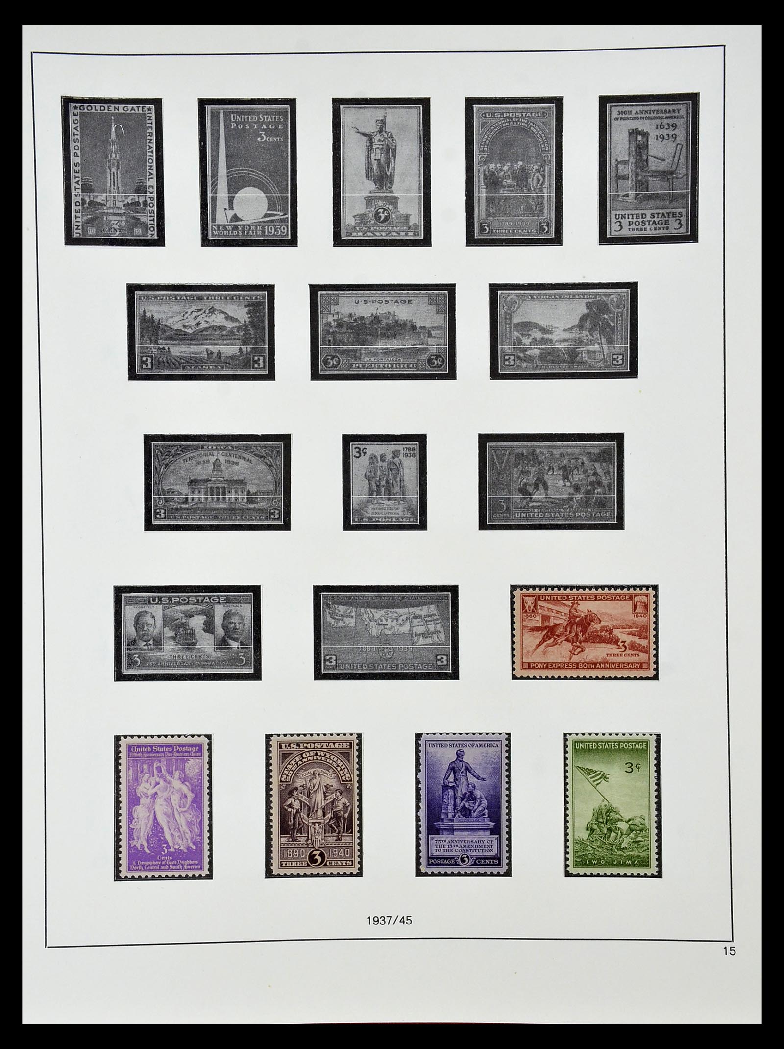 34927 034 - Postzegelverzameling 34927 USA 1869-1990.