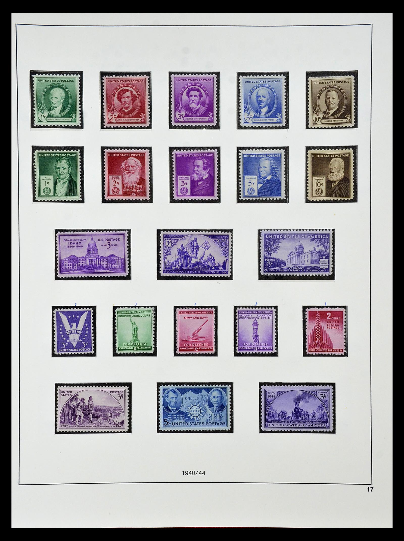 34927 036 - Postzegelverzameling 34927 USA 1869-1990.