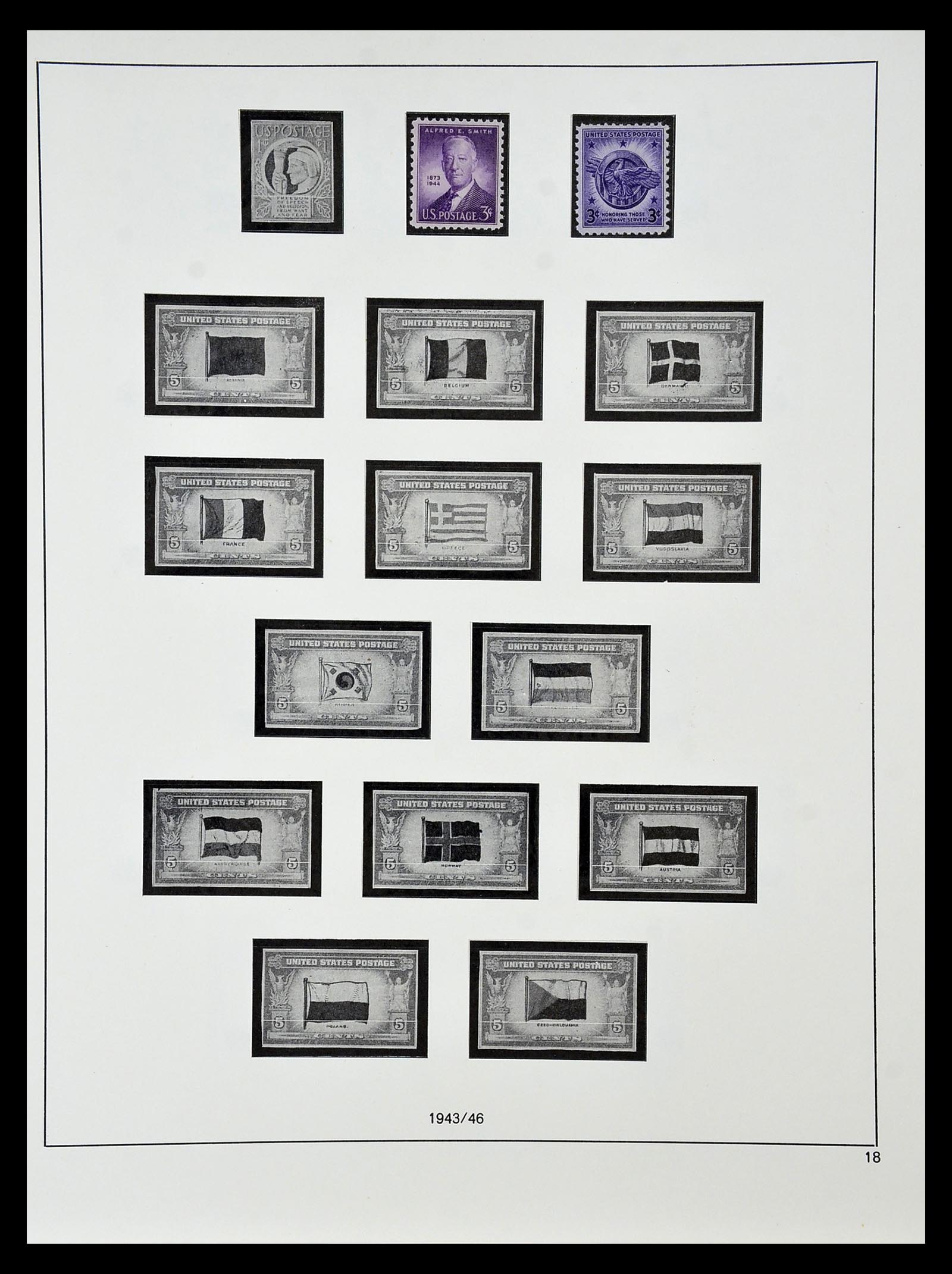 34927 037 - Postzegelverzameling 34927 USA 1869-1990.