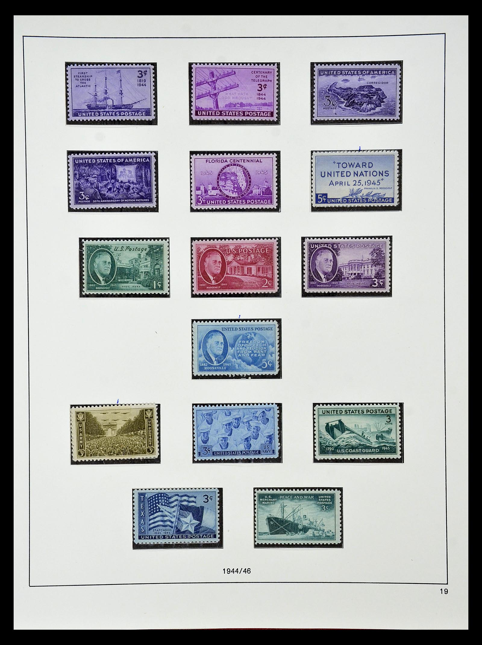 34927 038 - Postzegelverzameling 34927 USA 1869-1990.