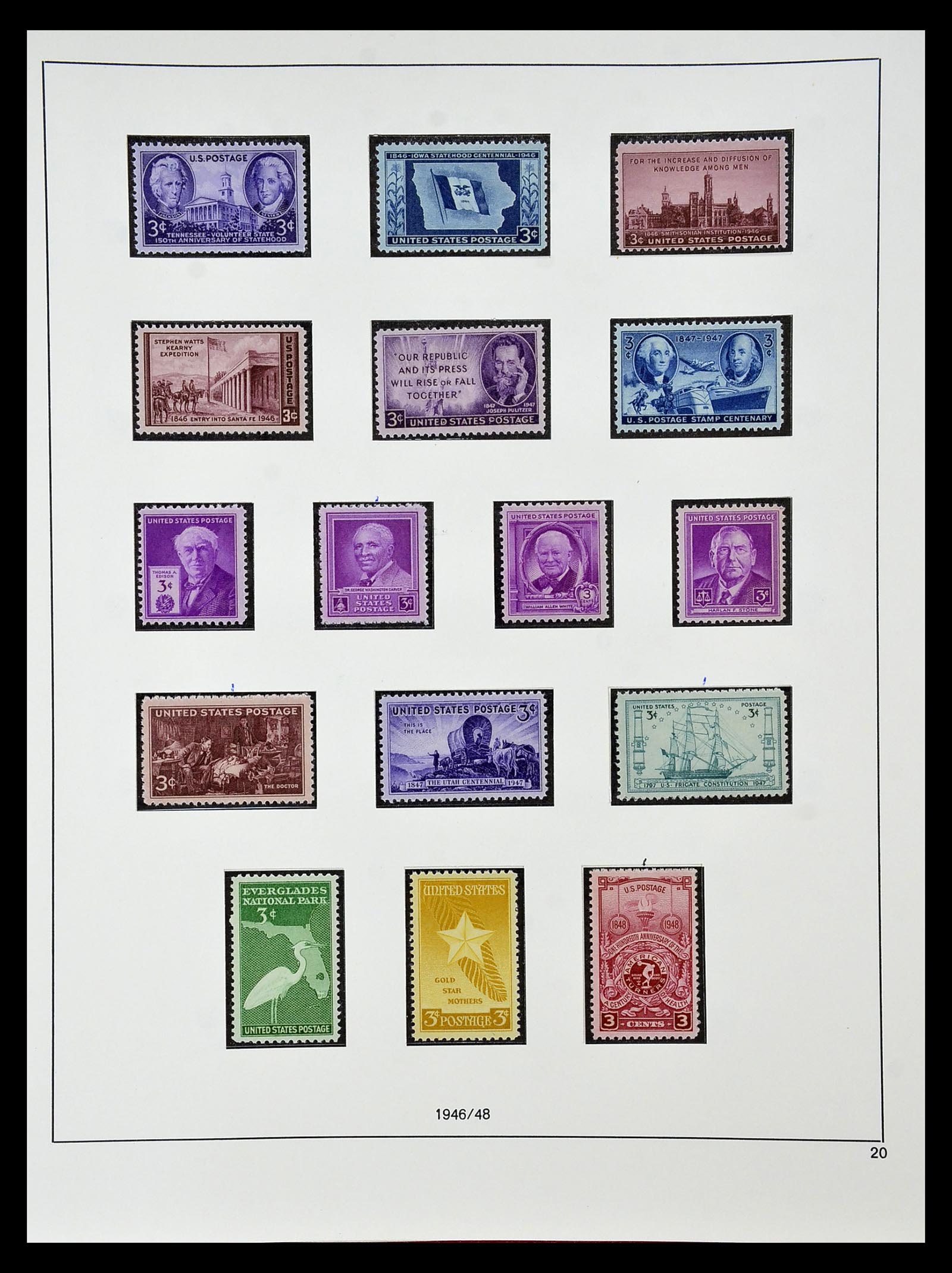 34927 039 - Postzegelverzameling 34927 USA 1869-1990.